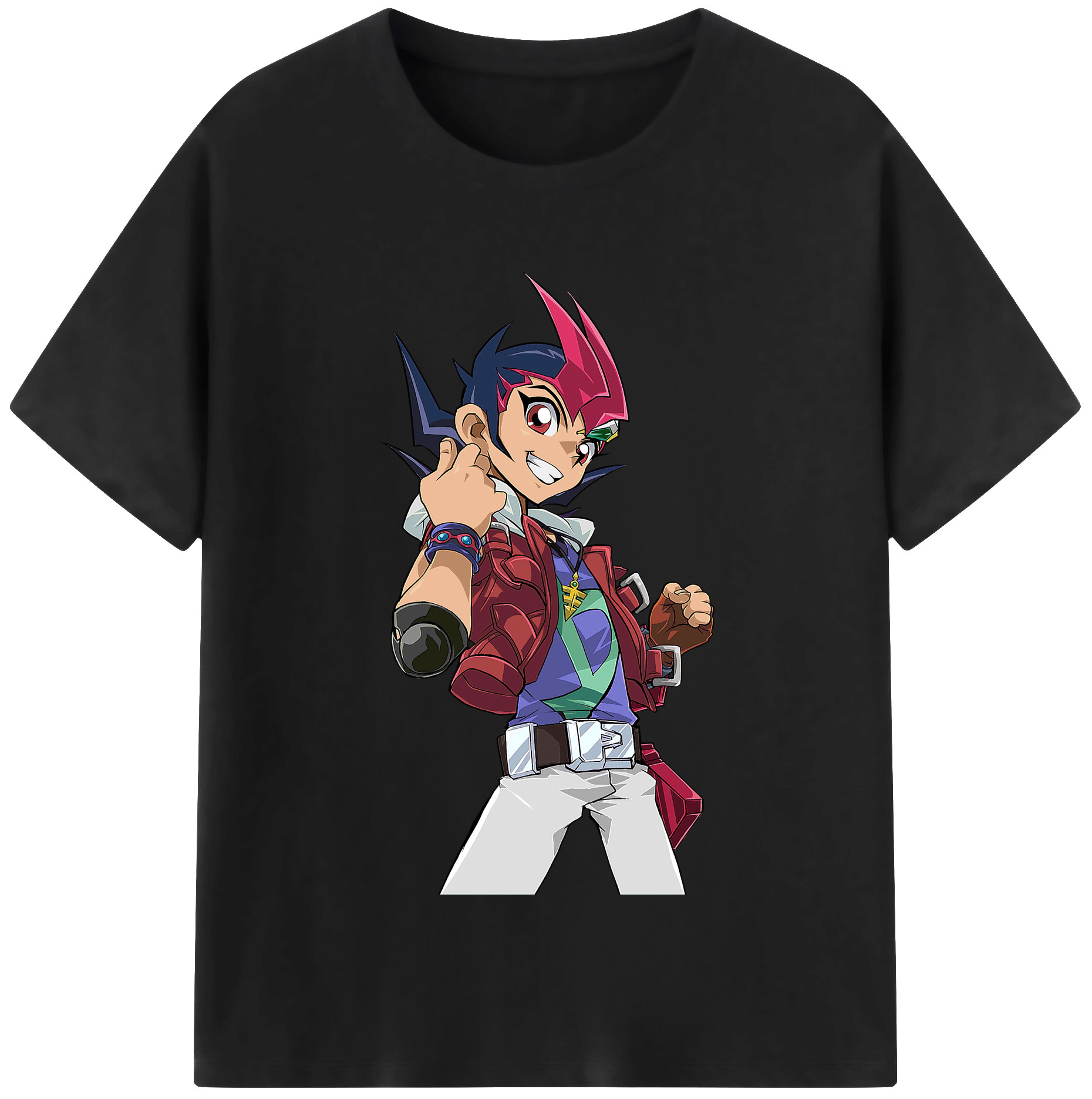 （画像用） 遊☆戯☆王 Yu-Gi-Oh! レディースカジュアルプリントTシャツ（綿100％）