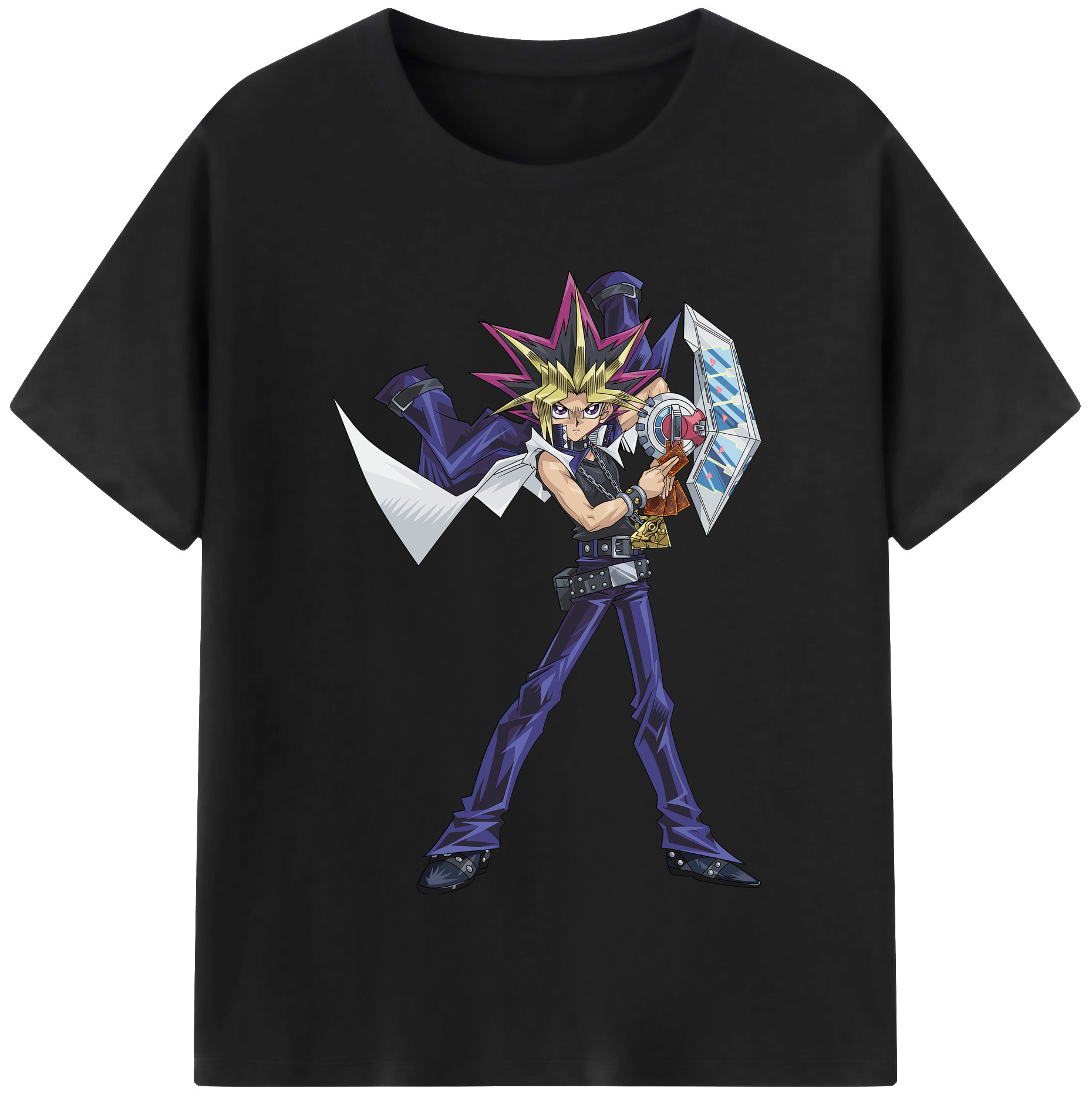 （画像用） 遊☆戯☆王 Yu-Gi-Oh! レディースカジュアルプリントTシャツ（綿100％）