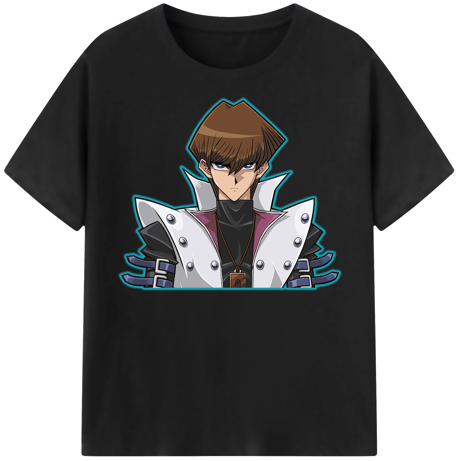（画像用） 遊☆戯☆王 Yu-Gi-Oh! レディースカジュアルプリントTシャツ（綿100％）