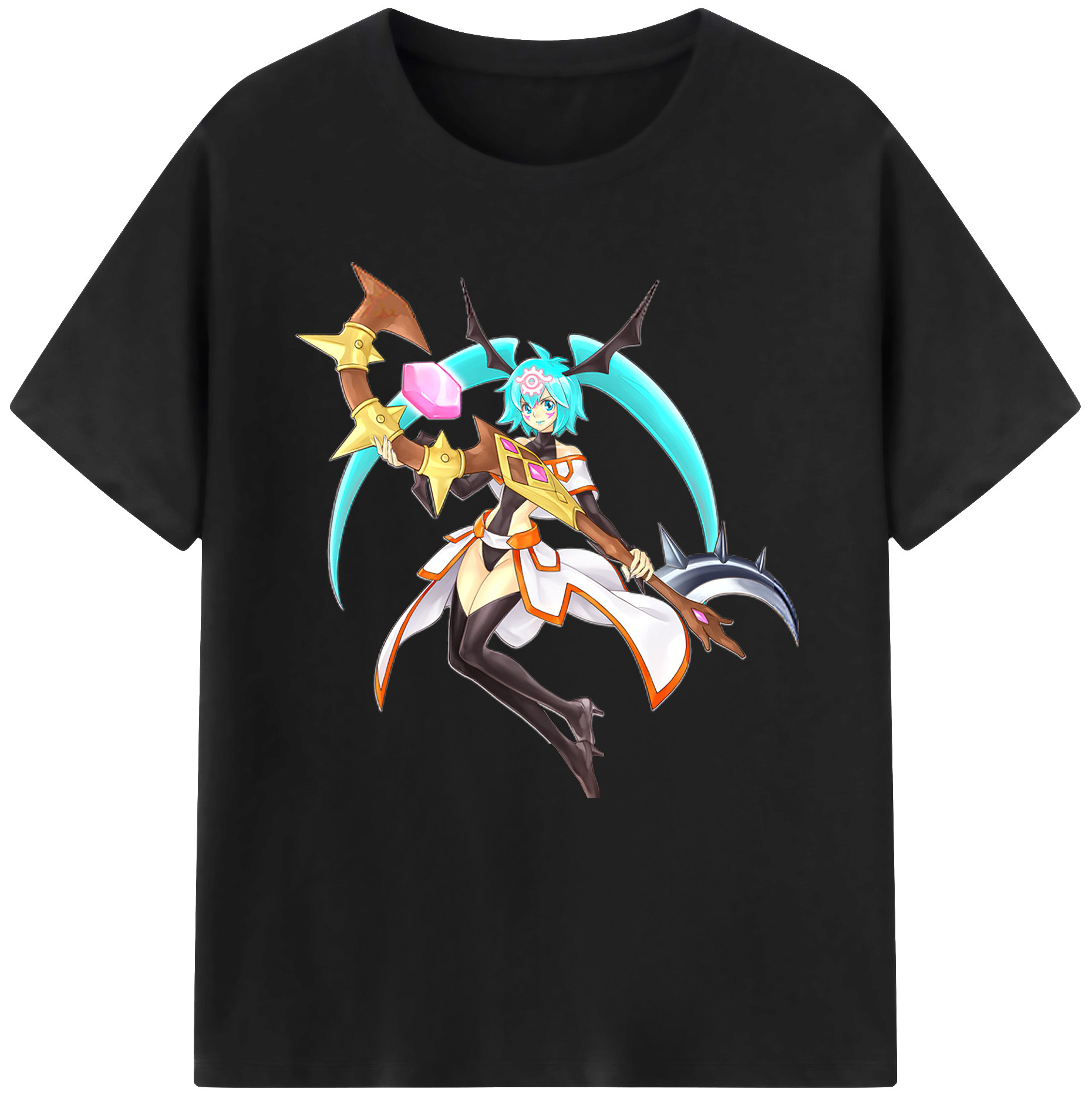 （画像用） 遊☆戯☆王 Yu-Gi-Oh! レディースカジュアルプリントTシャツ（綿100％）
