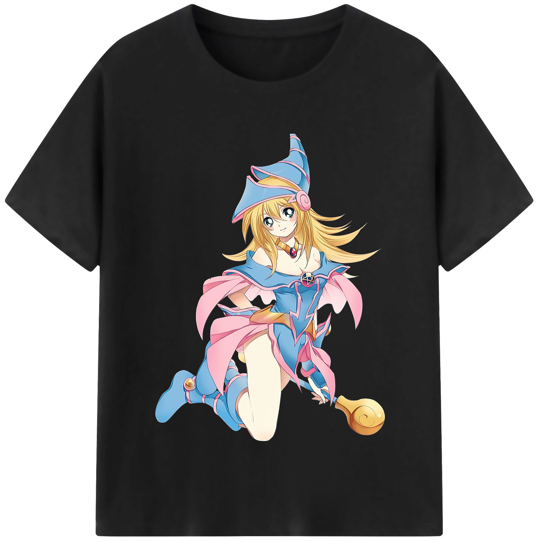 （画像用） 遊☆戯☆王 Yu-Gi-Oh! レディースカジュアルプリントTシャツ（綿100％）
