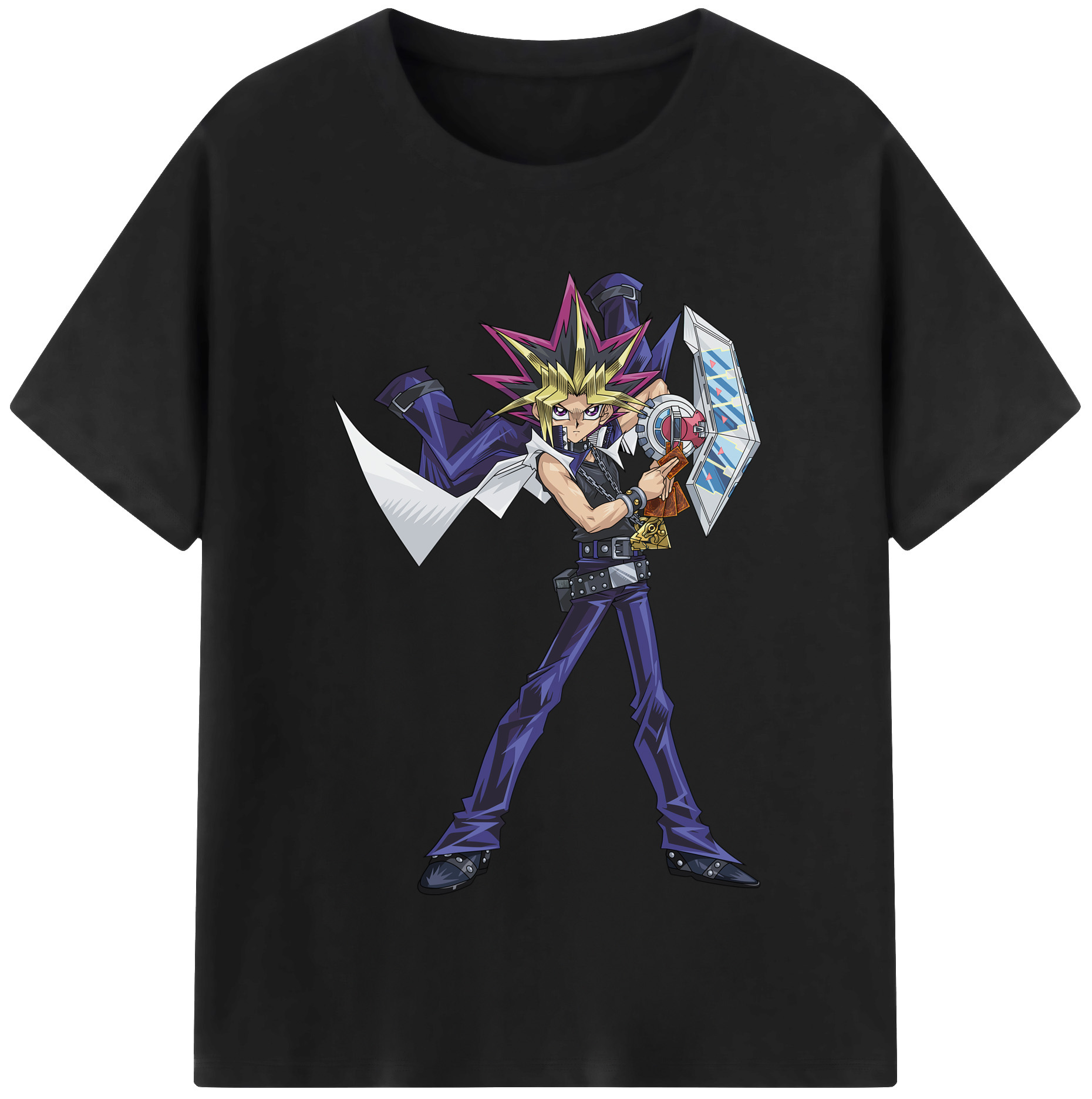 （画像用） 遊☆戯☆王 Yu-Gi-Oh! レディースカジュアルプリントTシャツ（綿100％）