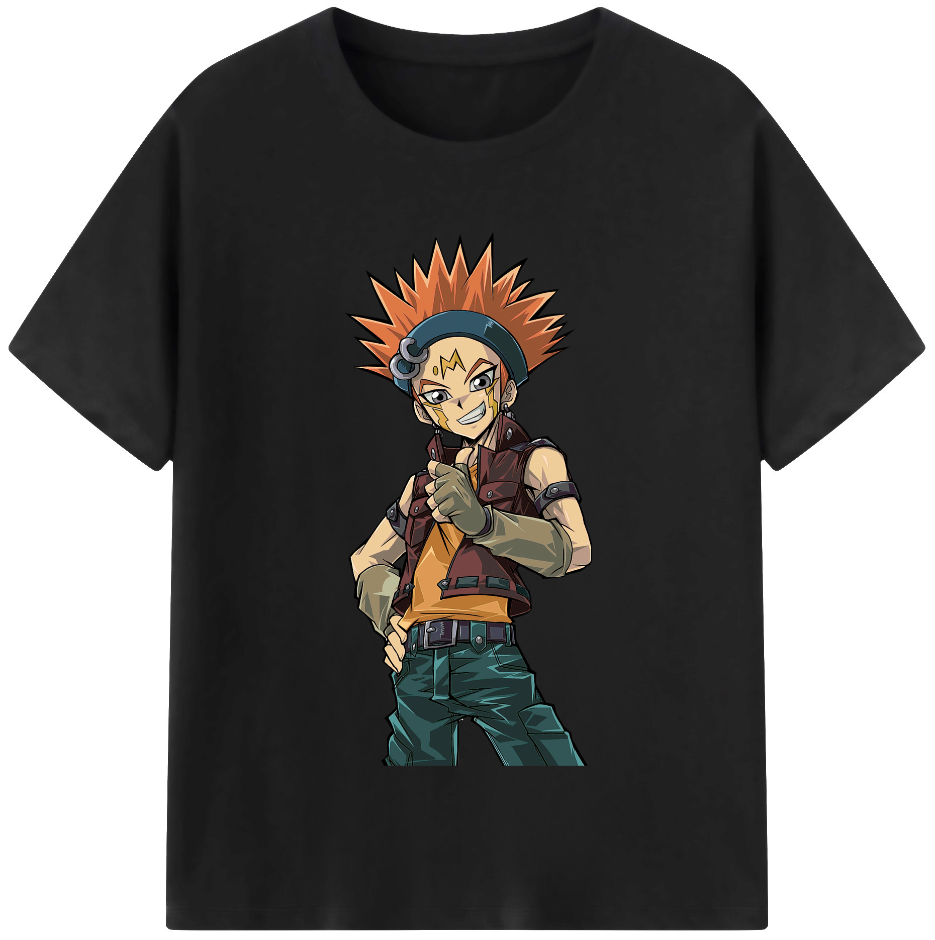 （画像用） 遊☆戯☆王 Yu-Gi-Oh! レディースカジュアルプリントTシャツ（綿100％）