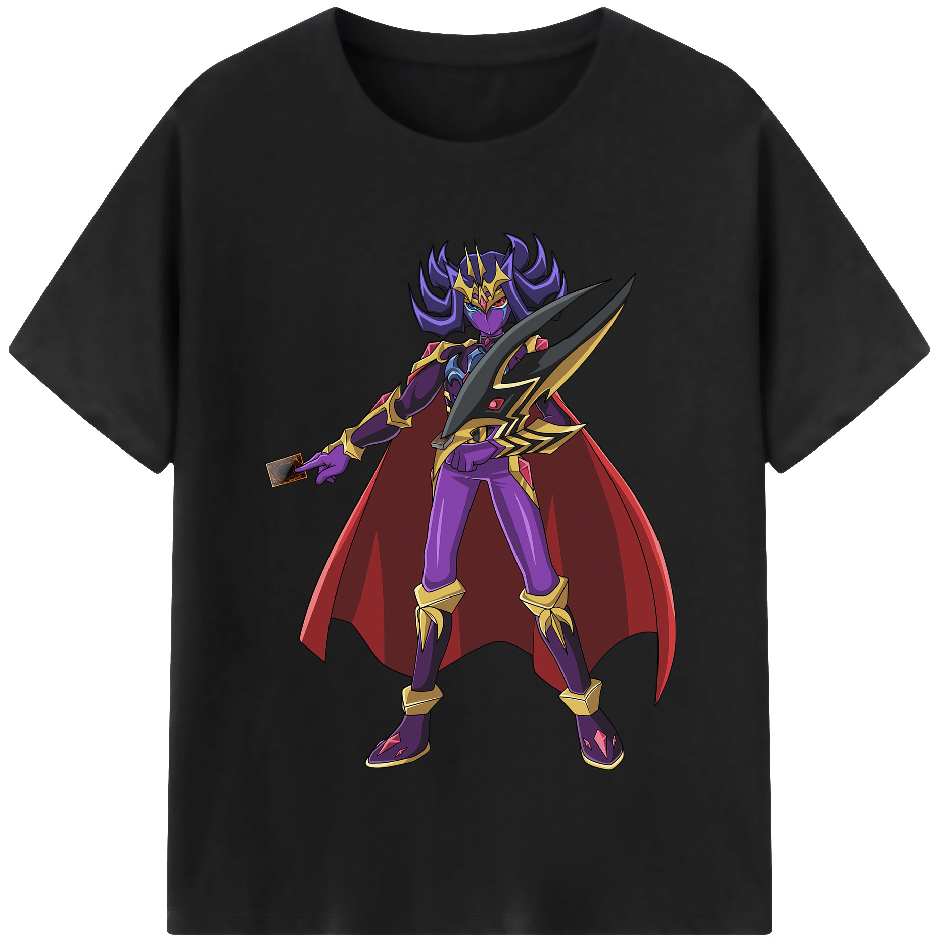（画像用） 遊☆戯☆王 Yu-Gi-Oh! レディースカジュアルプリントTシャツ（綿100％）