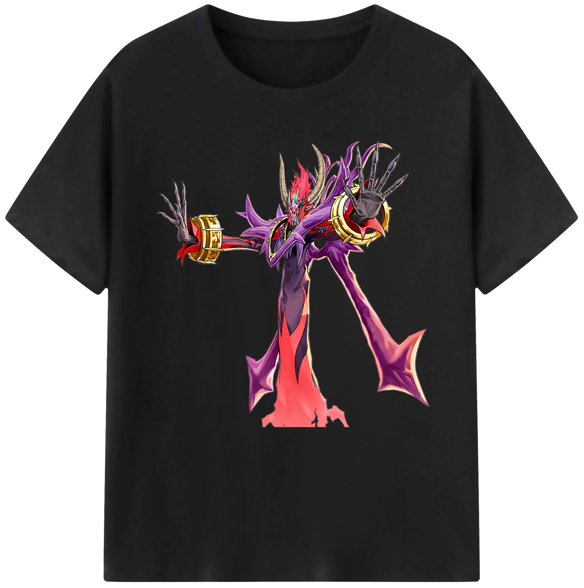 （画像用） 遊☆戯☆王 Yu-Gi-Oh! レディースカジュアルプリントTシャツ（綿100％）