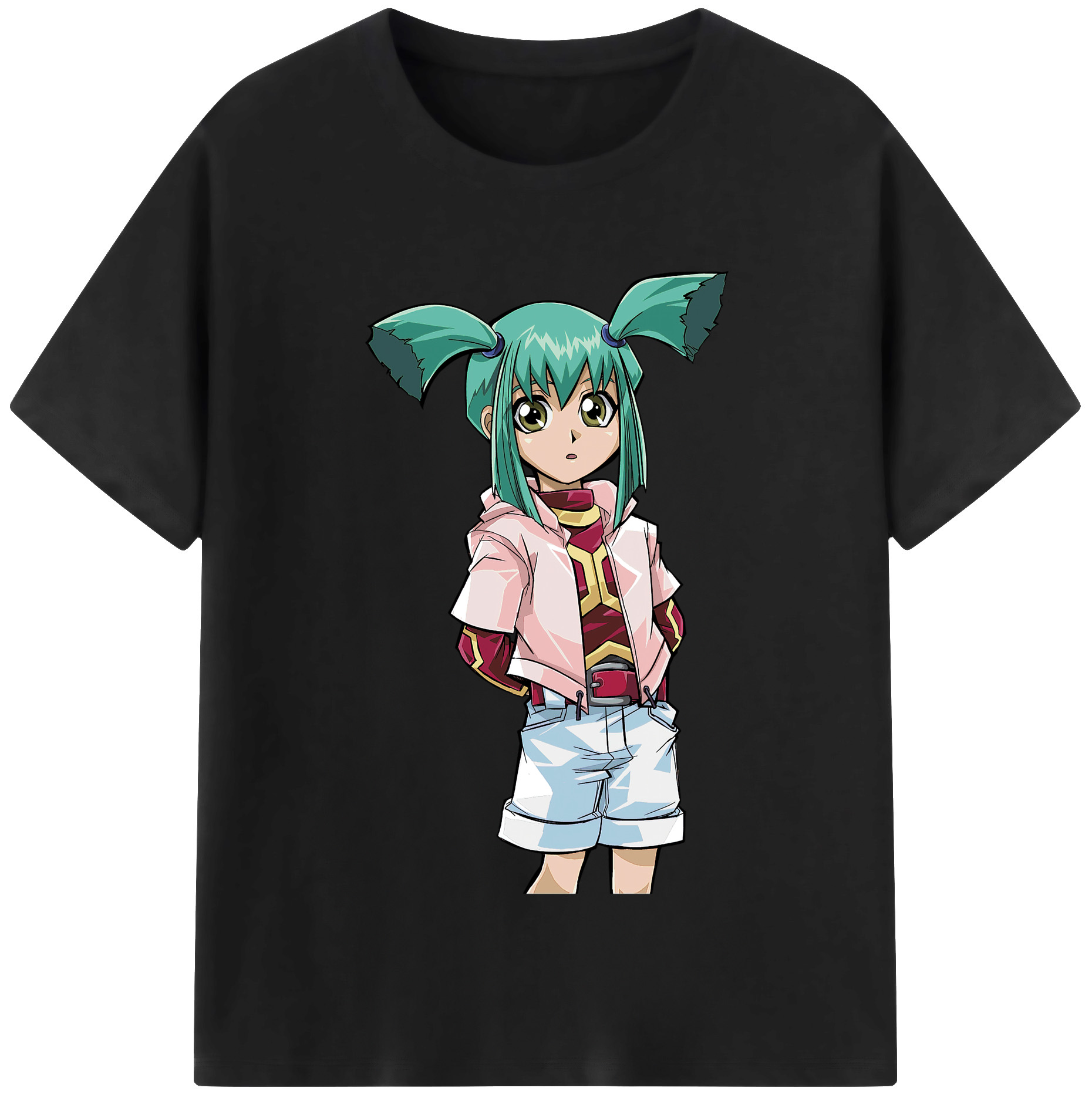 （画像用） 遊☆戯☆王 Yu-Gi-Oh! レディースカジュアルプリントTシャツ（綿100％）