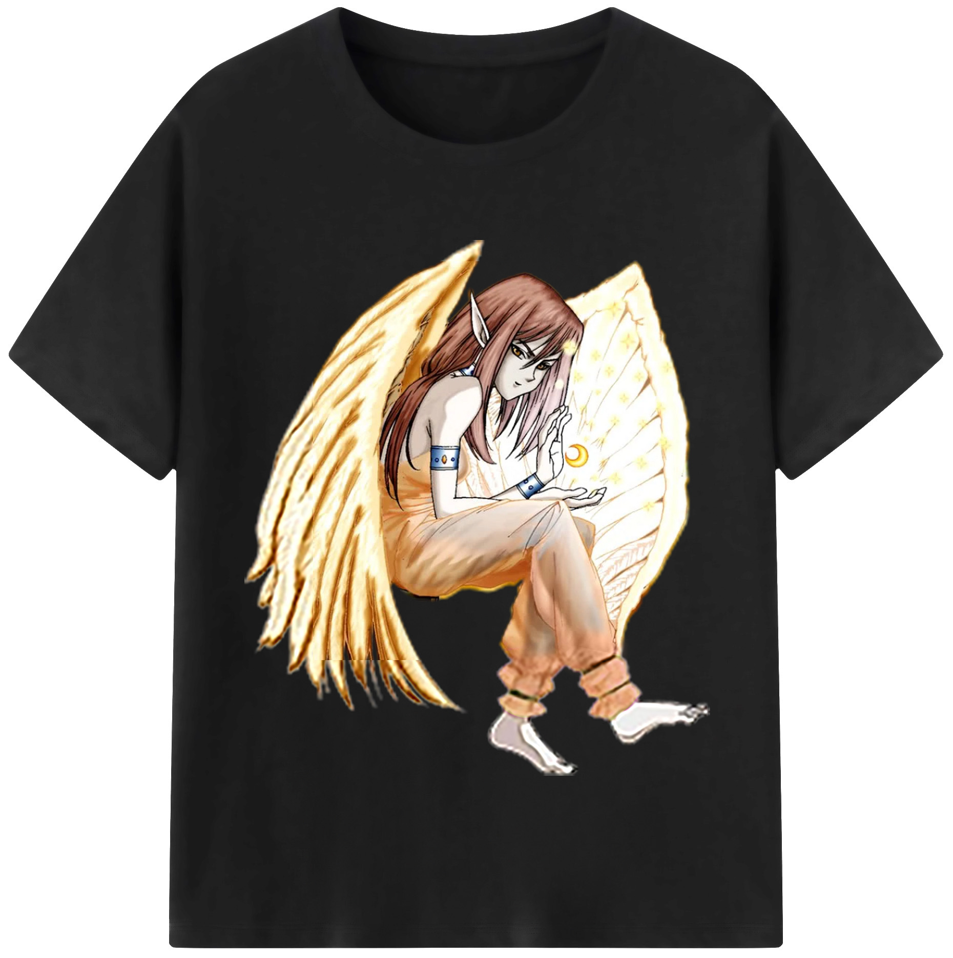 （画像用） 遊☆戯☆王 Yu-Gi-Oh! レディースカジュアルプリントTシャツ（綿100％）