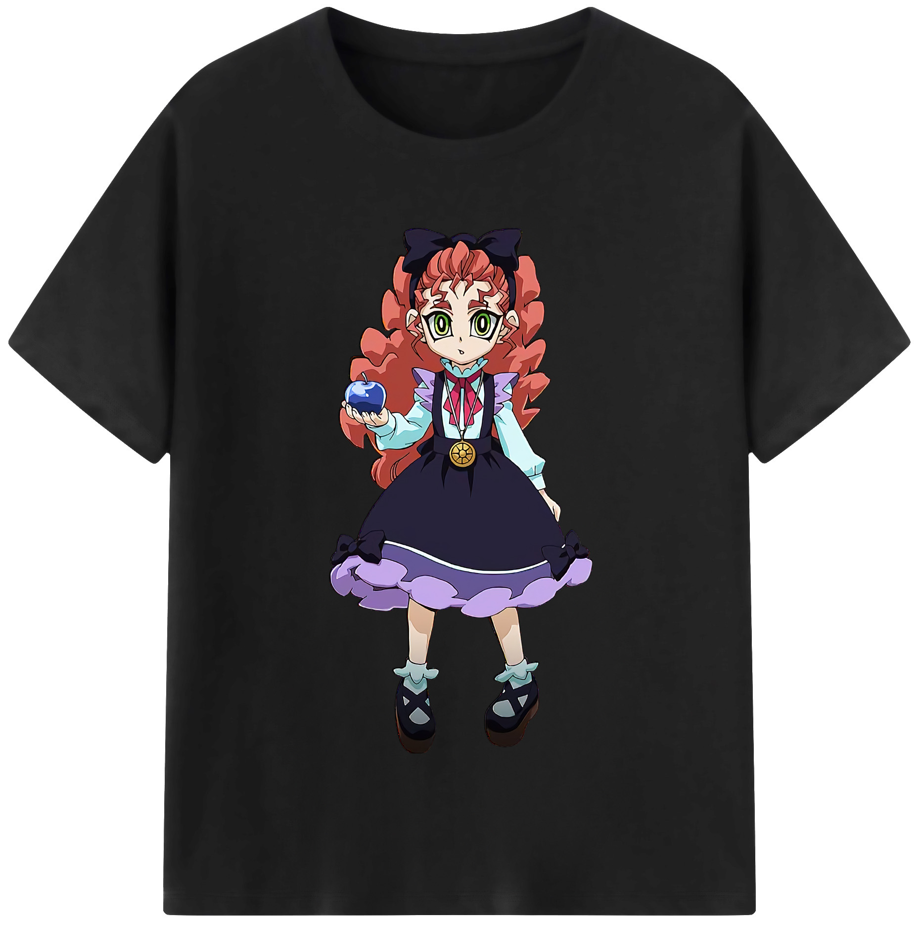 （画像用） 遊☆戯☆王 Yu-Gi-Oh! レディースカジュアルプリントTシャツ（綿100％）