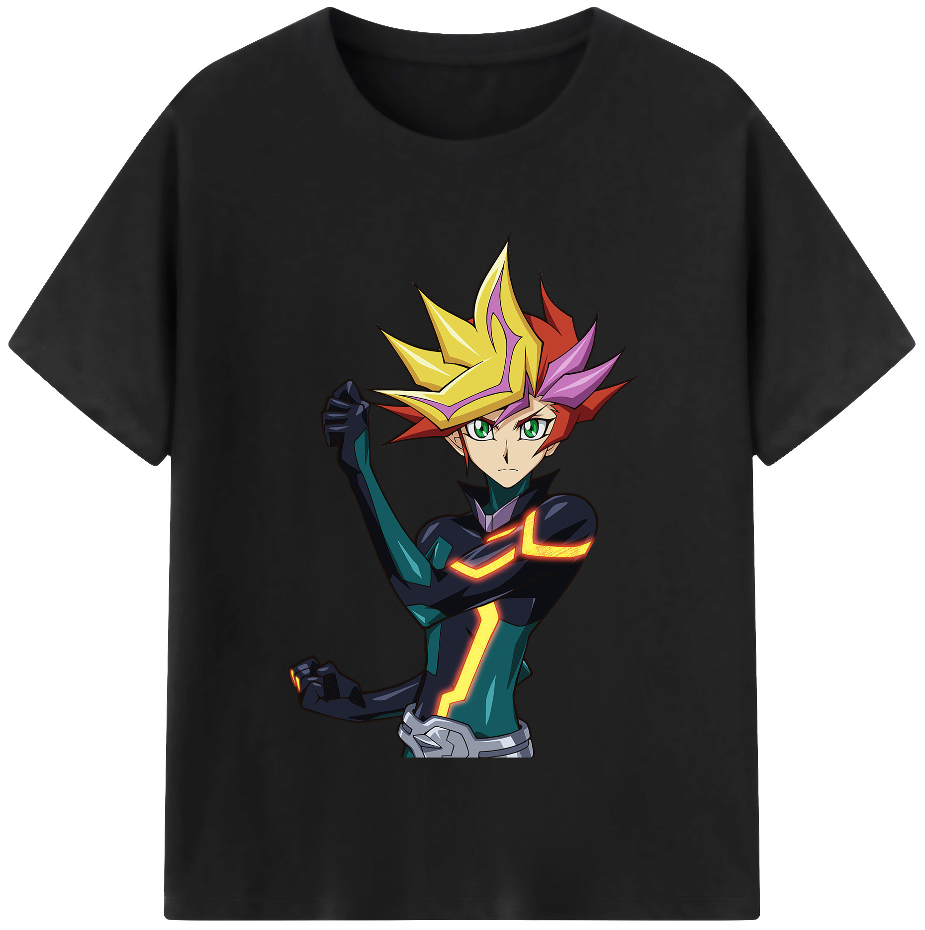 （画像用） 遊☆戯☆王 Yu-Gi-Oh! レディースカジュアルプリントTシャツ（綿100％）