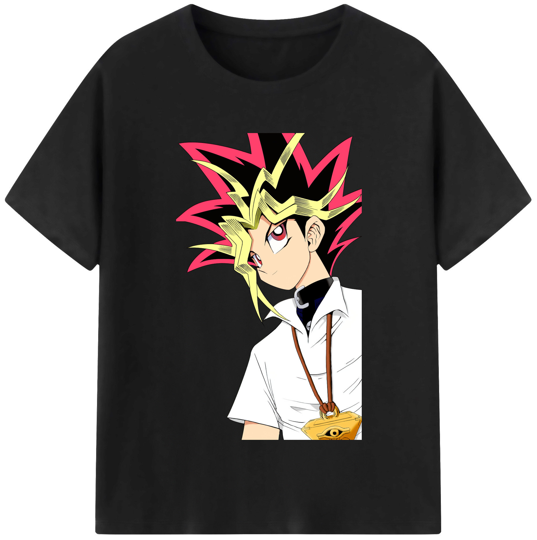 （画像用） 遊☆戯☆王 Yu-Gi-Oh! レディースカジュアルプリントTシャツ（綿100％）
