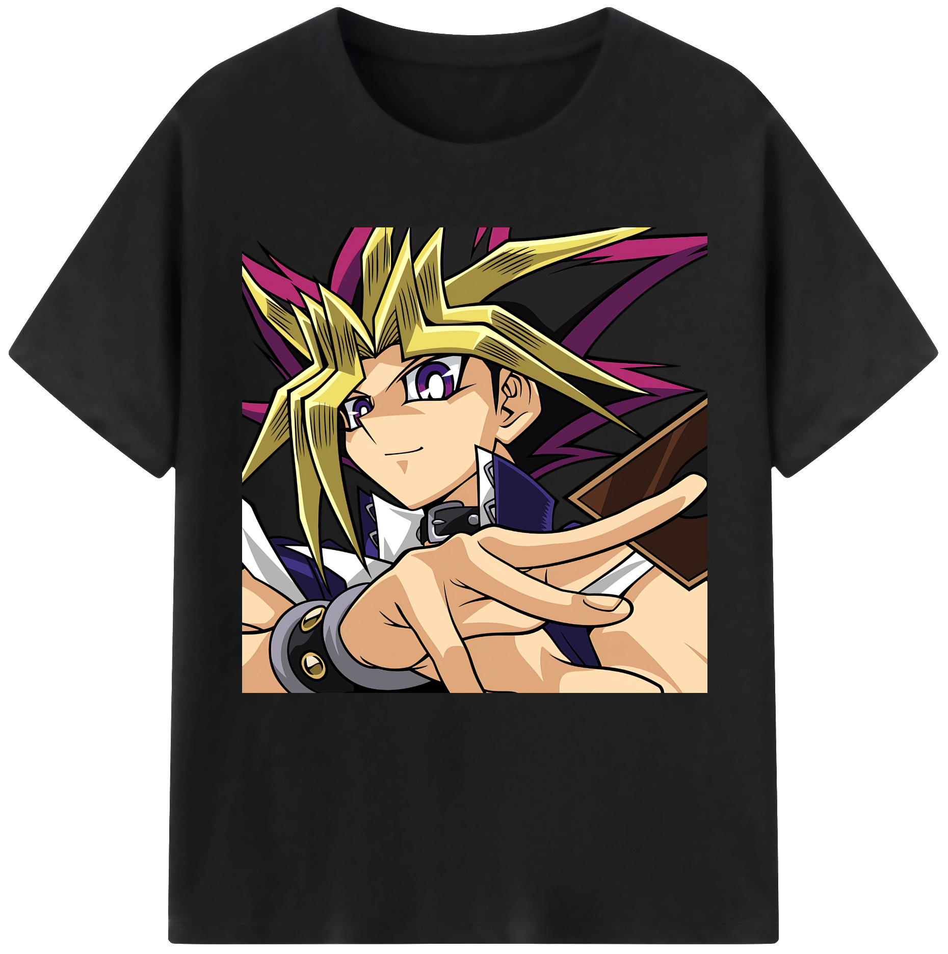（画像用） 遊☆戯☆王 Yu-Gi-Oh! レディースカジュアルプリントTシャツ（綿100％）