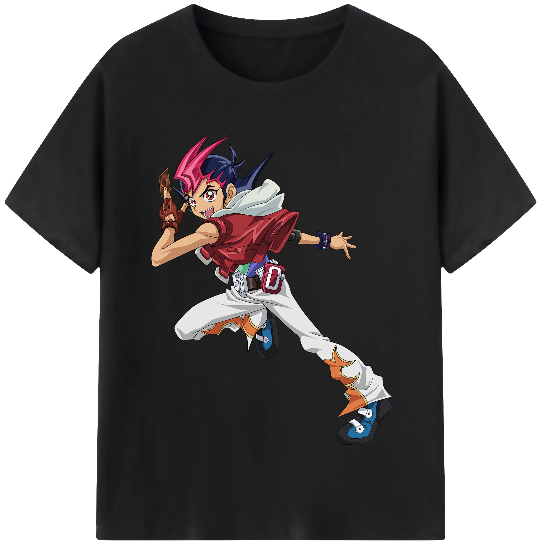 （画像用） 遊☆戯☆王 Yu-Gi-Oh! レディースカジュアルプリントTシャツ（綿100％）