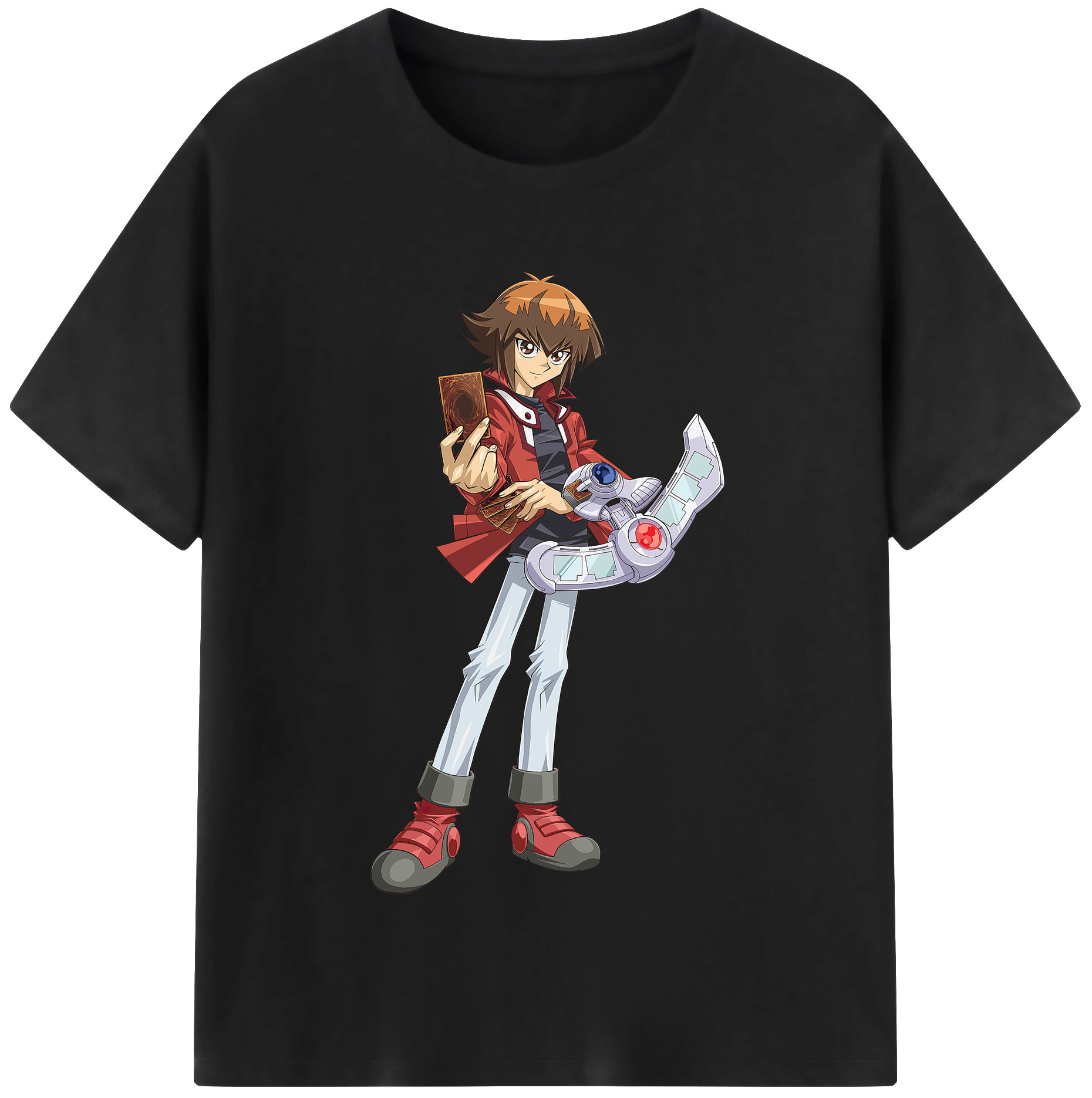 （画像用） 遊☆戯☆王 Yu-Gi-Oh! レディースカジュアルプリントTシャツ（綿100％）
