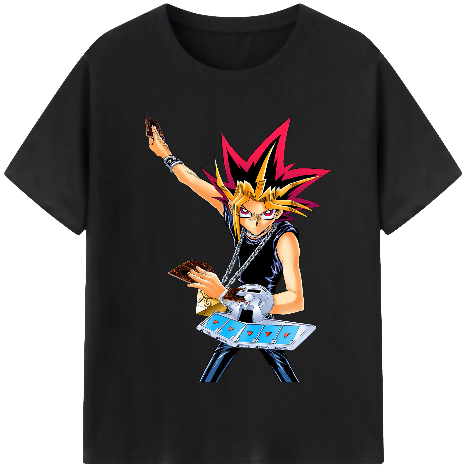 （画像用） 遊☆戯☆王 Yu-Gi-Oh! レディースカジュアルプリントTシャツ（綿100％）