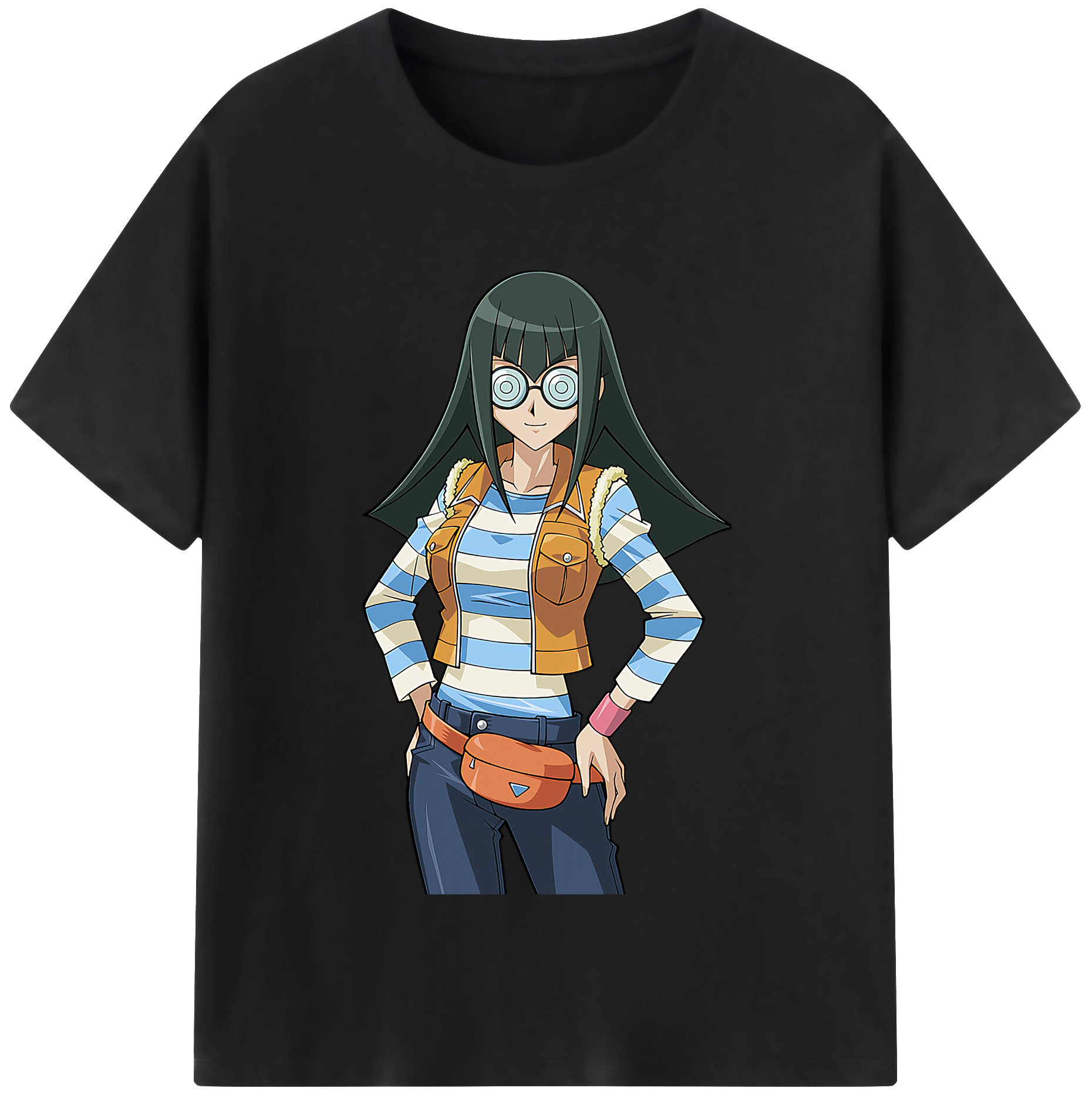 （画像用） 遊☆戯☆王 Yu-Gi-Oh! レディースカジュアルプリントTシャツ（綿100％）