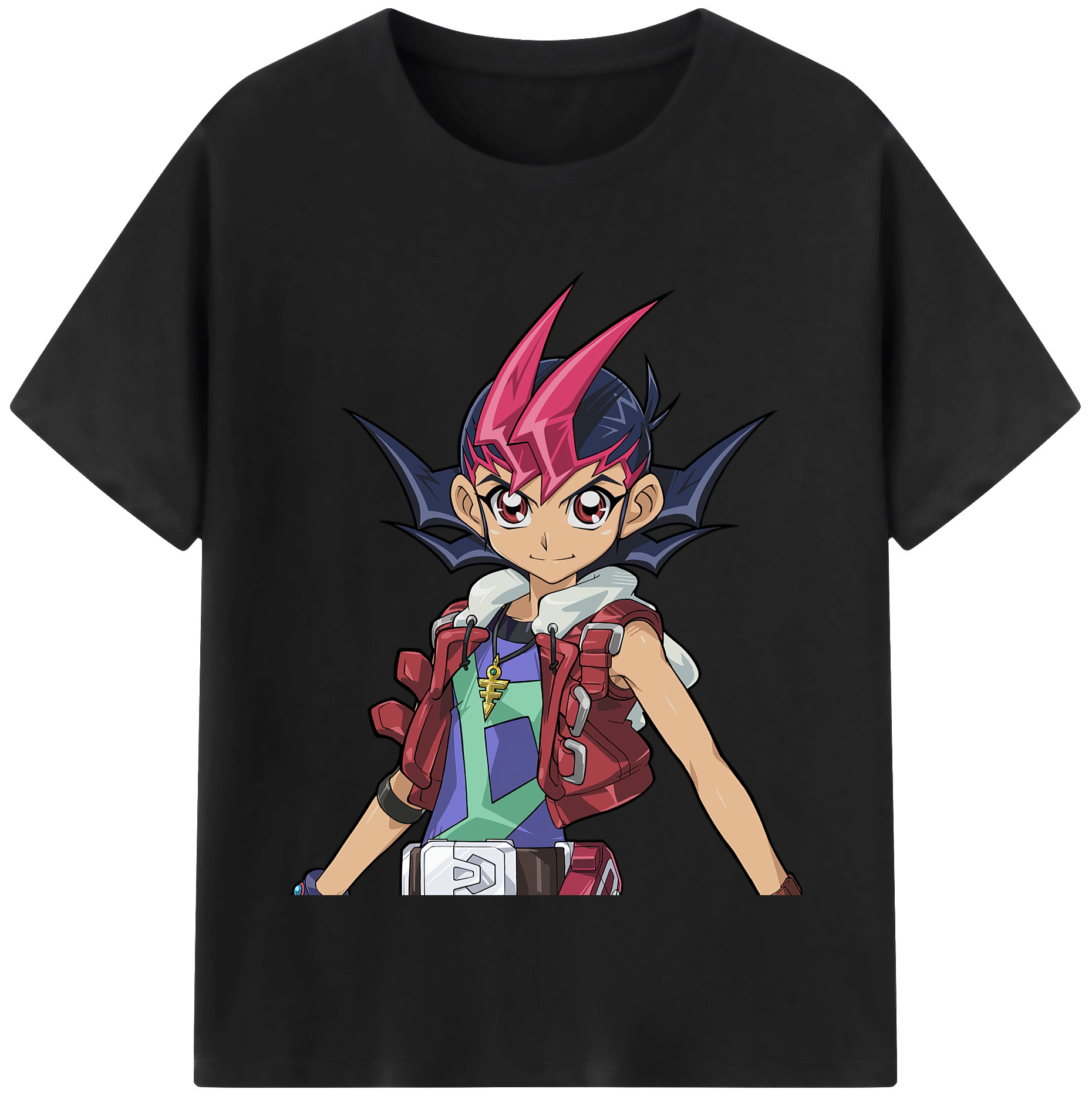 （画像用） 遊☆戯☆王 Yu-Gi-Oh! レディースカジュアルプリントTシャツ（綿100％）
