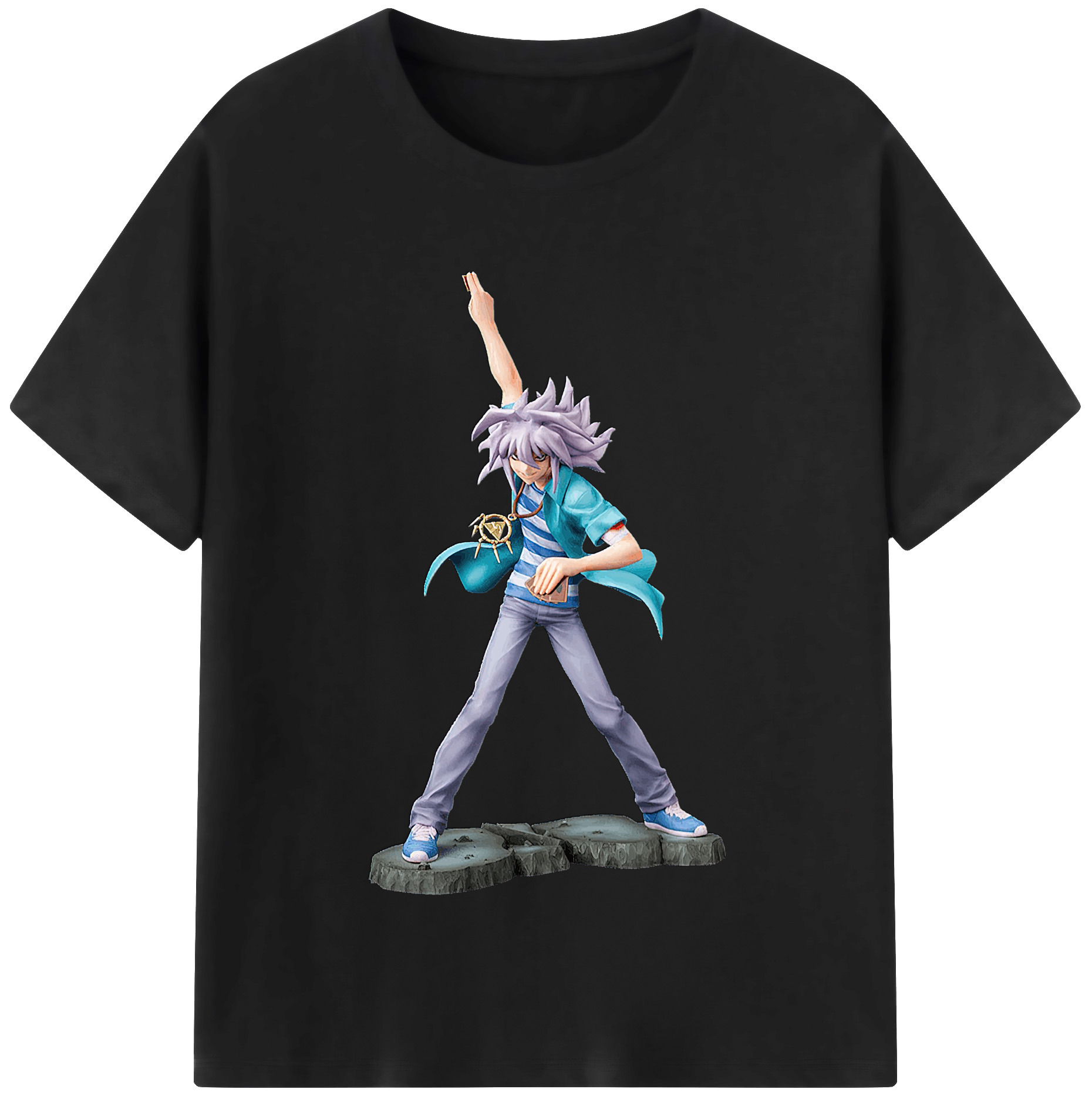 （画像用） 遊☆戯☆王 Yu-Gi-Oh! レディースカジュアルプリントTシャツ（綿100％）