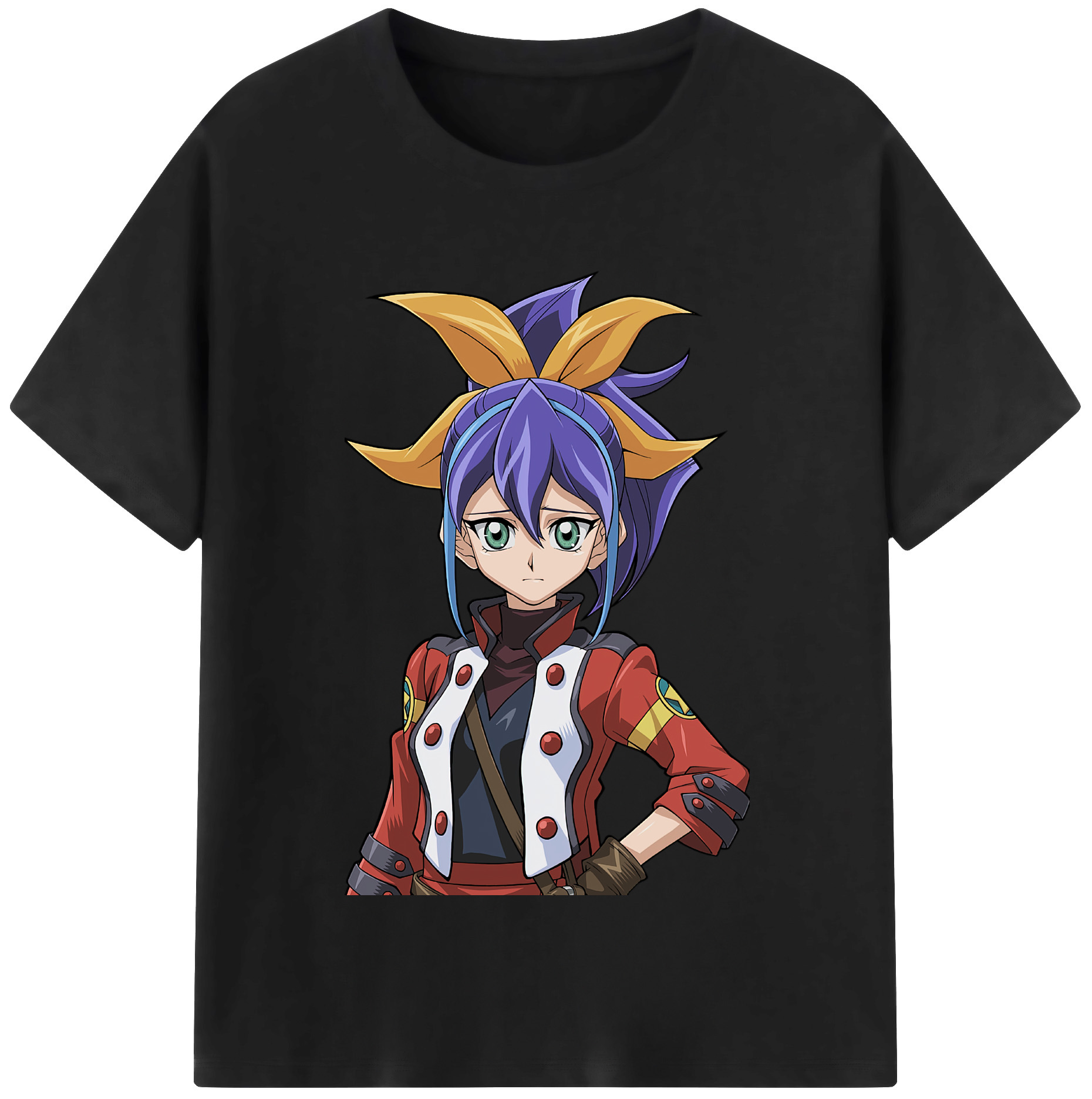（画像用） 遊☆戯☆王 Yu-Gi-Oh! レディースカジュアルプリントTシャツ（綿100％）