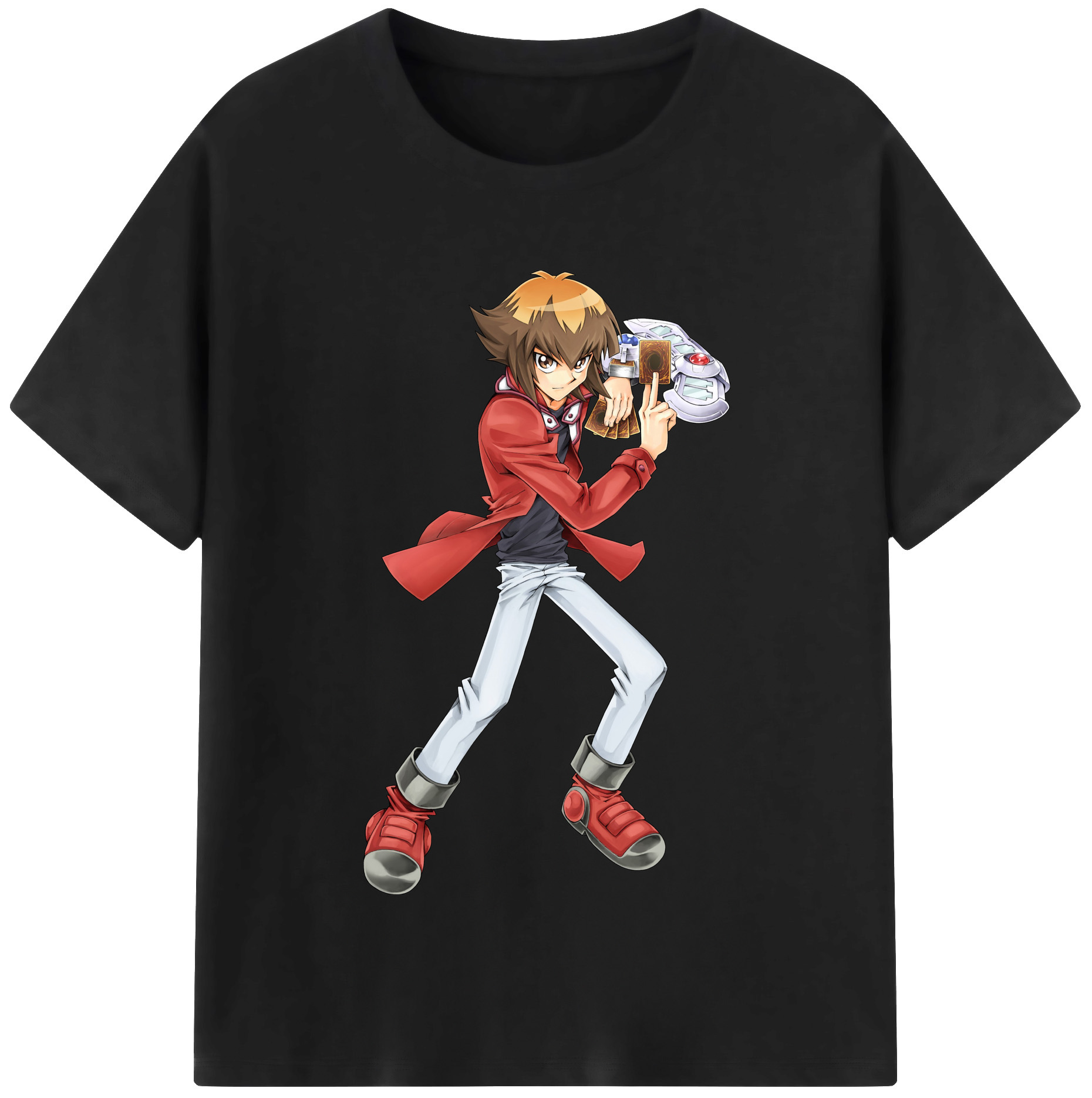 （画像用） 遊☆戯☆王 Yu-Gi-Oh! レディースカジュアルプリントTシャツ（綿100％）