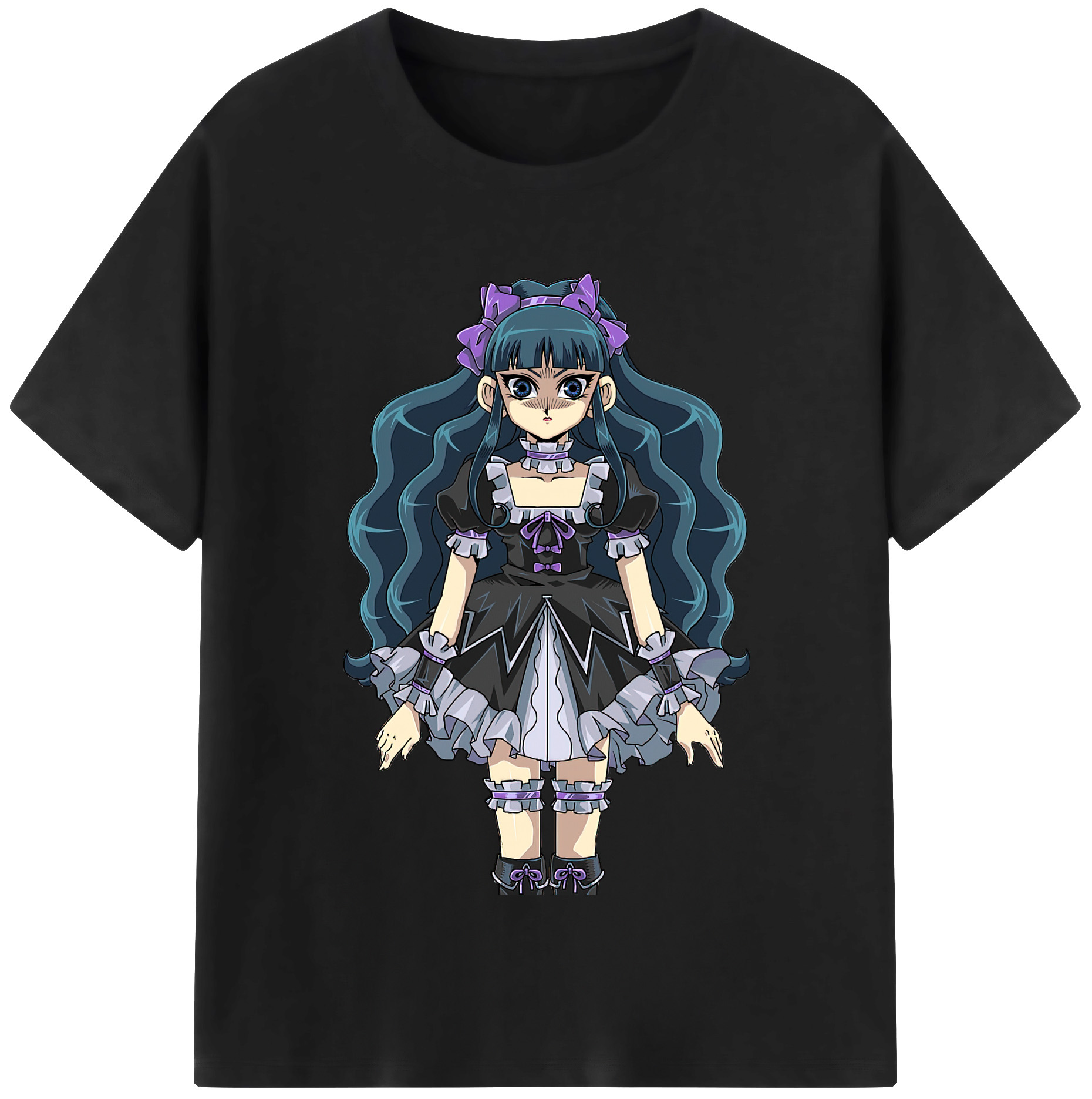 （画像用） 遊☆戯☆王 Yu-Gi-Oh! レディースカジュアルプリントTシャツ（綿100％）