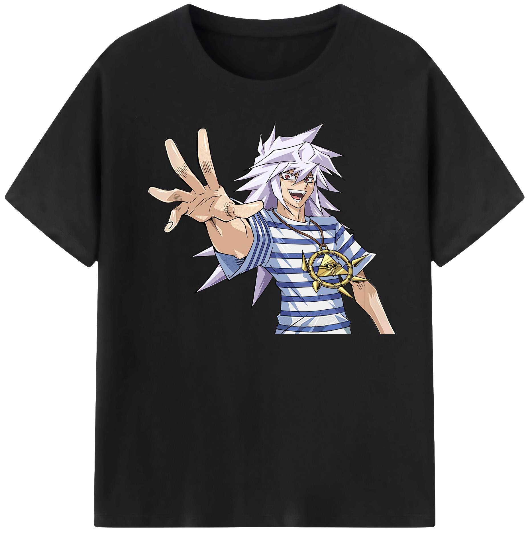 （画像用） 遊☆戯☆王 Yu-Gi-Oh! レディースカジュアルプリントTシャツ（綿100％）