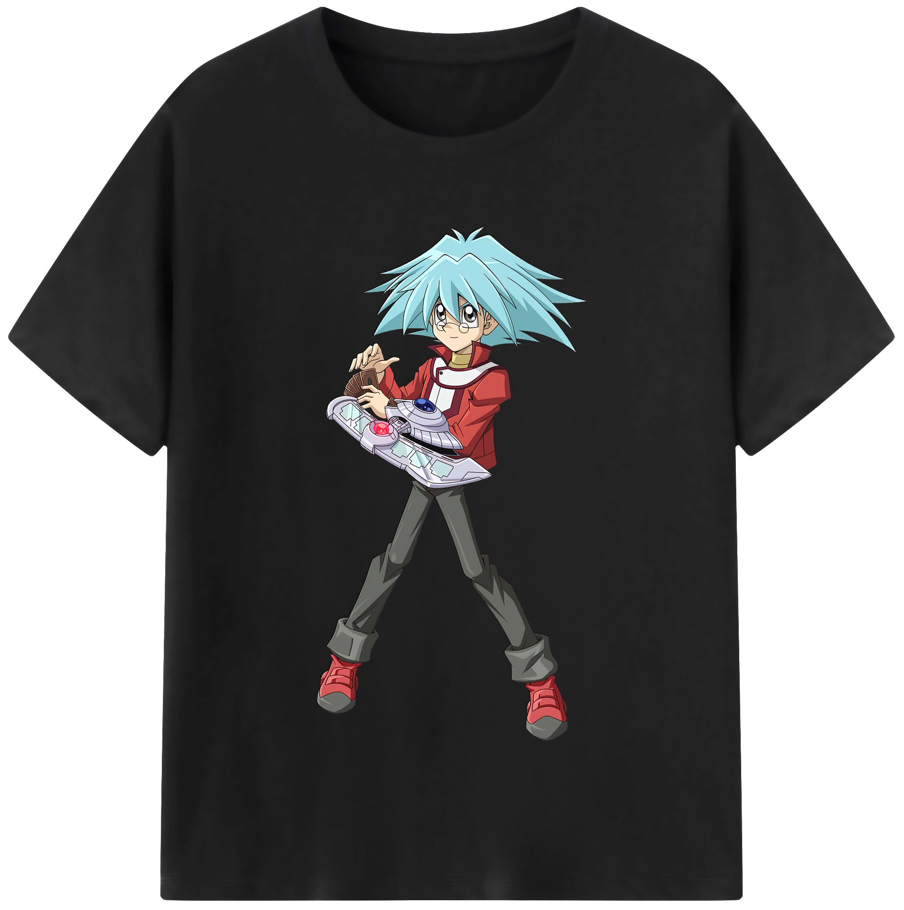 （画像用） 遊☆戯☆王 Yu-Gi-Oh! レディースカジュアルプリントTシャツ（綿100％）