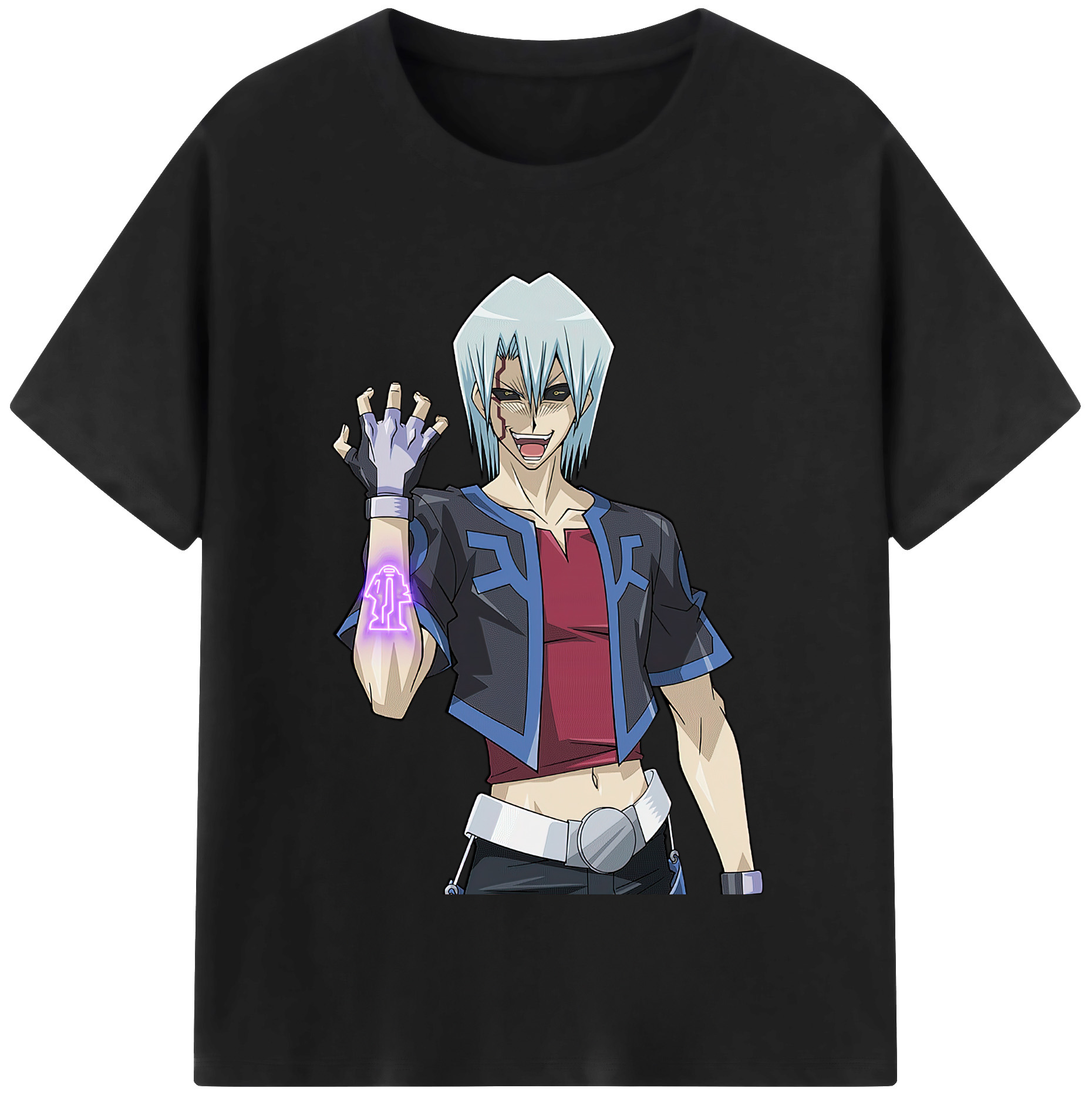 （画像用） 遊☆戯☆王 Yu-Gi-Oh! レディースカジュアルプリントTシャツ（綿100％）