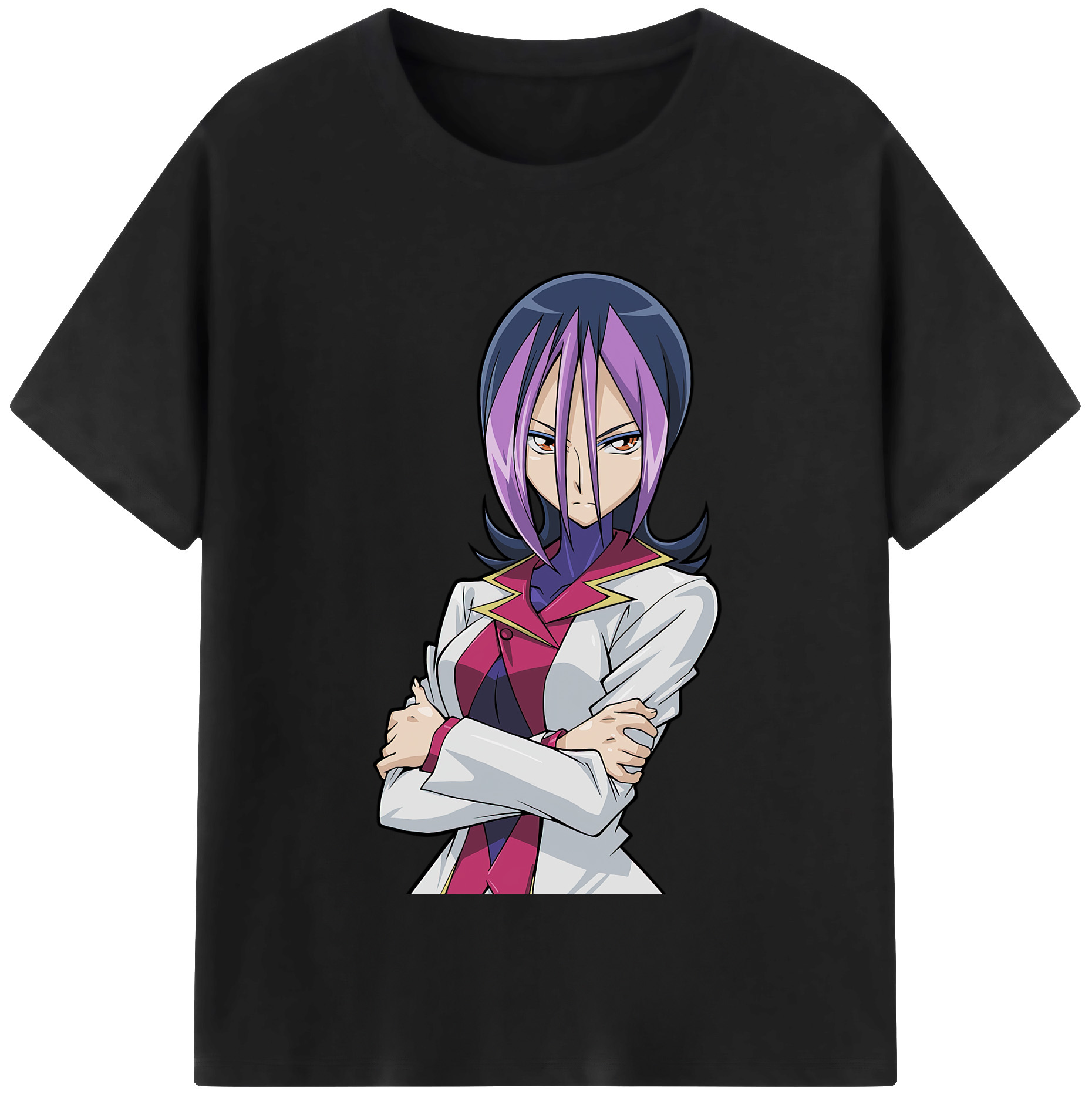（画像用） 遊☆戯☆王 Yu-Gi-Oh! レディースカジュアルプリントTシャツ（綿100％）