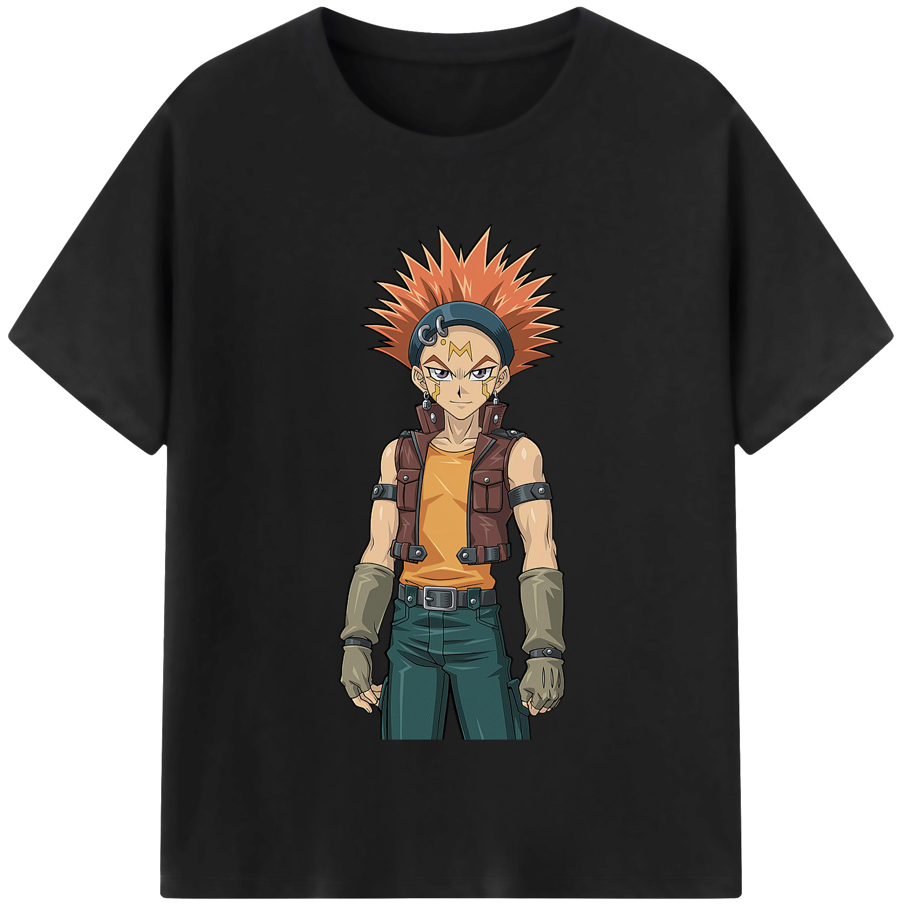（画像用） 遊☆戯☆王 Yu-Gi-Oh! レディースカジュアルプリントTシャツ（綿100％）