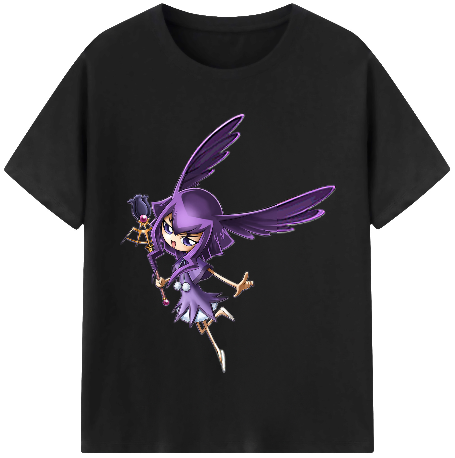 （画像用） 遊☆戯☆王 Yu-Gi-Oh! レディースカジュアルプリントTシャツ（綿100％）