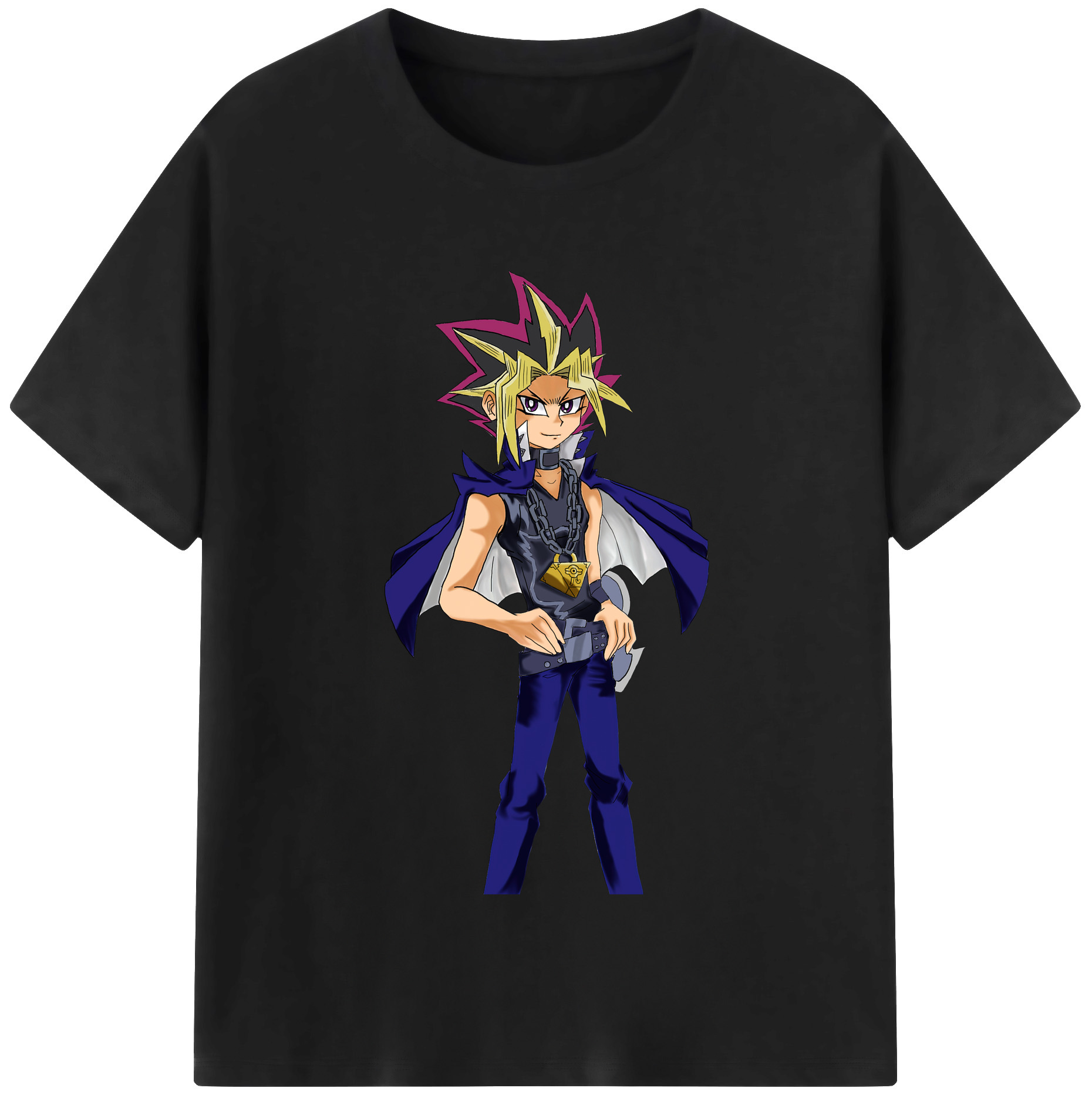 （画像用） 遊☆戯☆王 Yu-Gi-Oh! レディースカジュアルプリントTシャツ（綿100％）