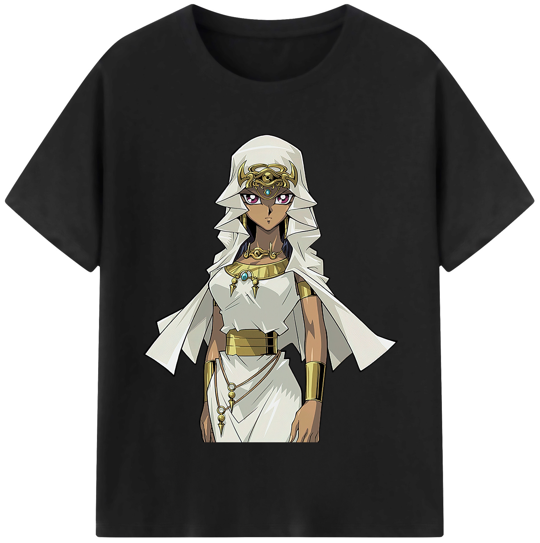 （画像用） 遊☆戯☆王 Yu-Gi-Oh! レディースカジュアルプリントTシャツ（綿100％）