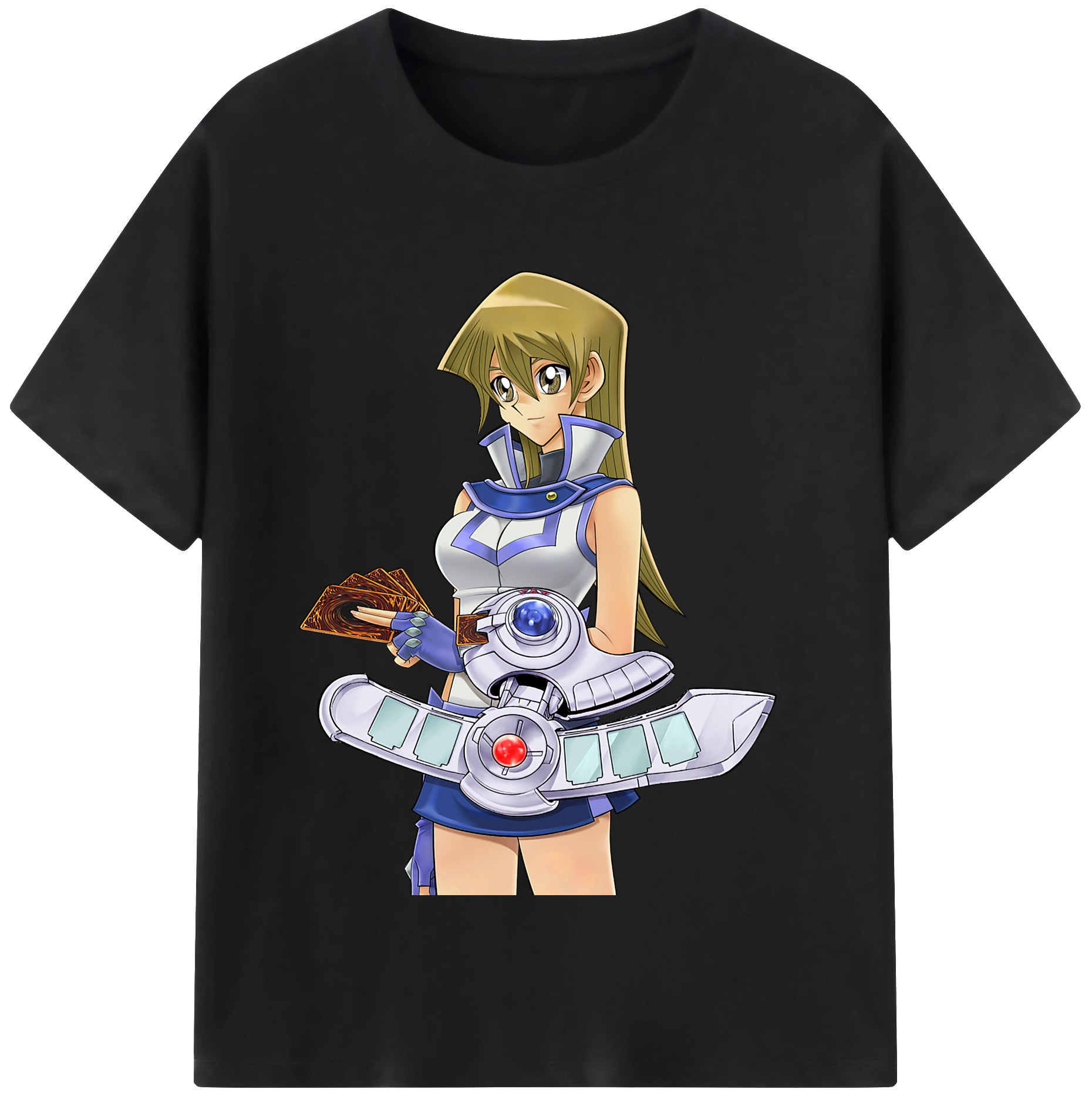 （画像用） 遊☆戯☆王 Yu-Gi-Oh! レディースカジュアルプリントTシャツ（綿100％）