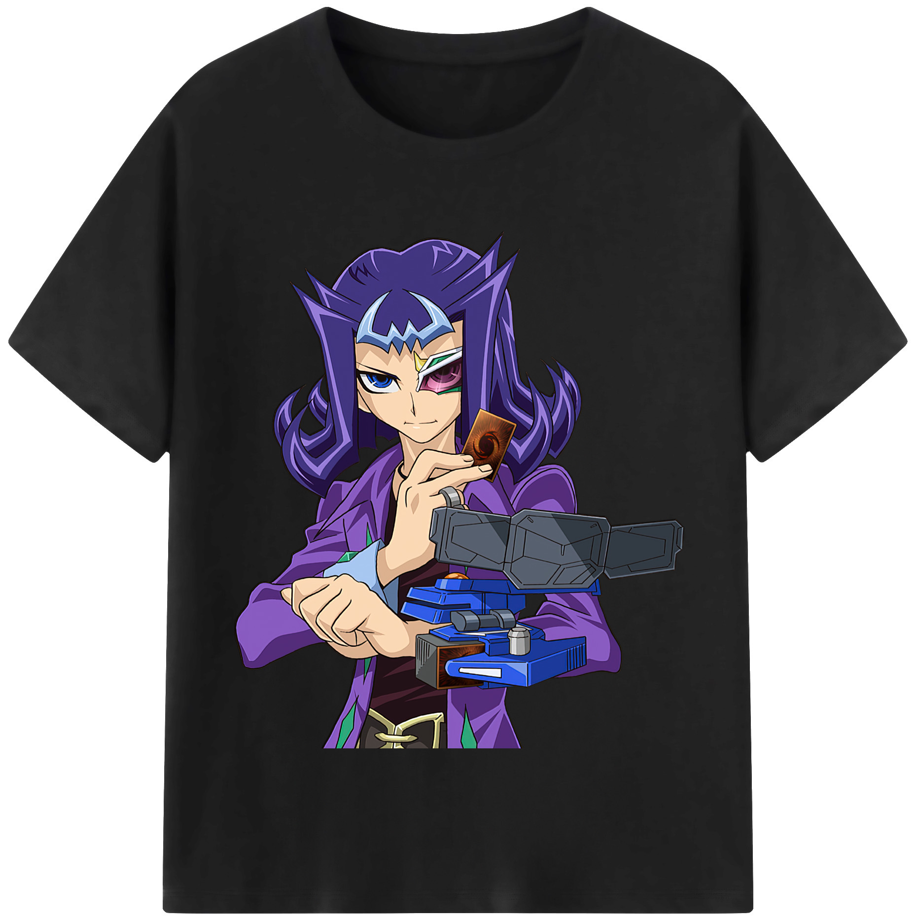 （画像用） 遊☆戯☆王 Yu-Gi-Oh! レディースカジュアルプリントTシャツ（綿100％）