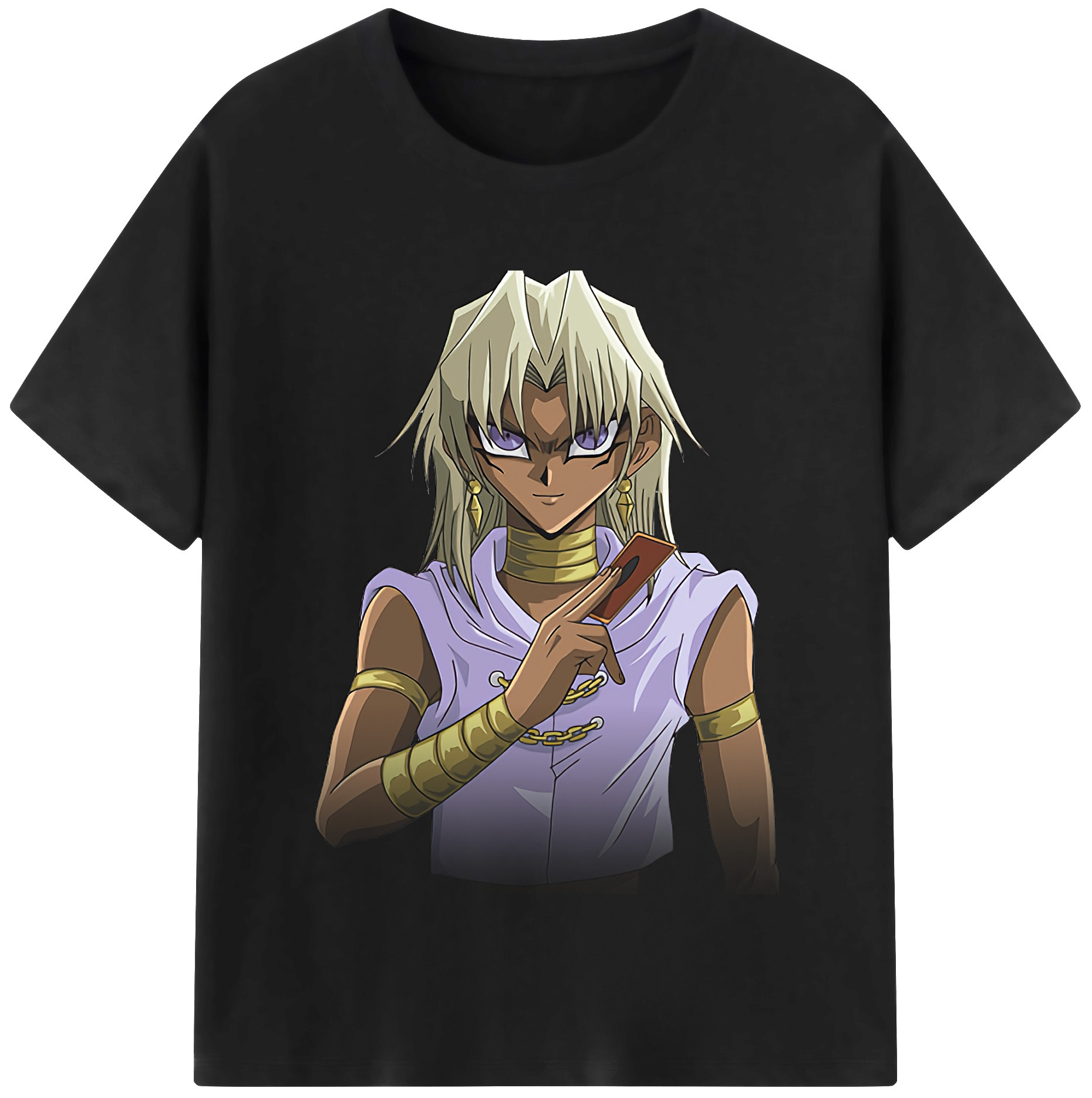 （画像用） 遊☆戯☆王 Yu-Gi-Oh! レディースカジュアルプリントTシャツ（綿100％）
