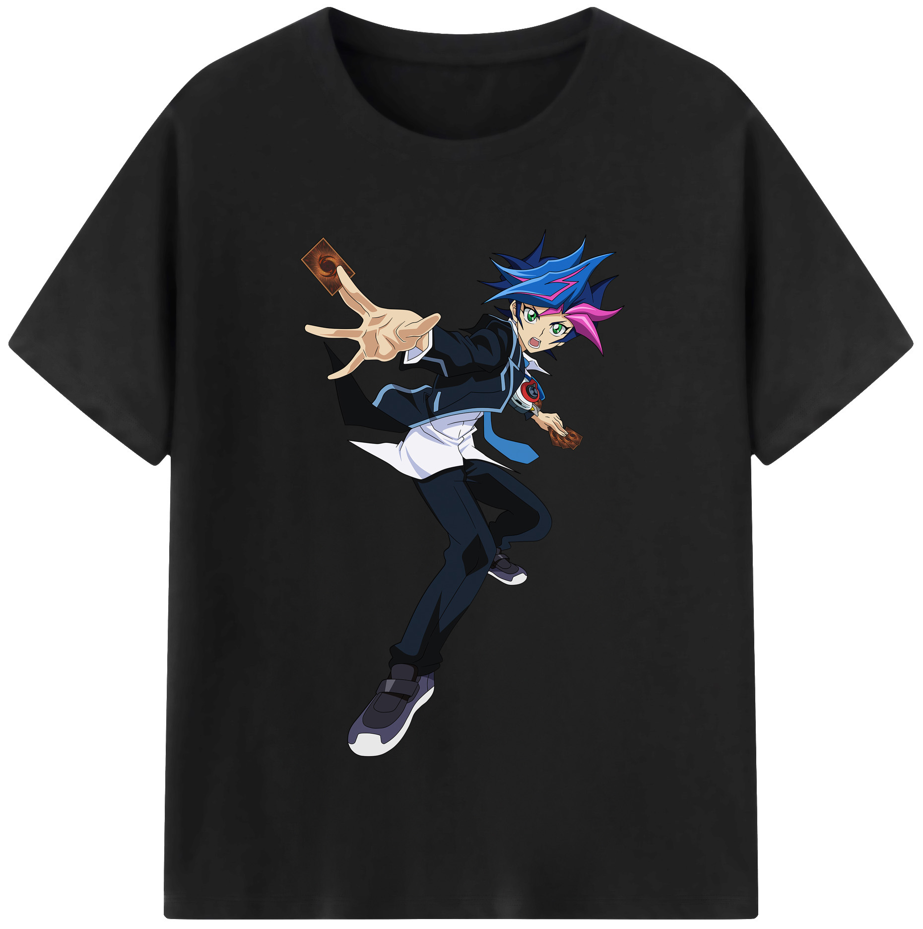 （画像用） 遊☆戯☆王 Yu-Gi-Oh! レディースカジュアルプリントTシャツ（綿100％）