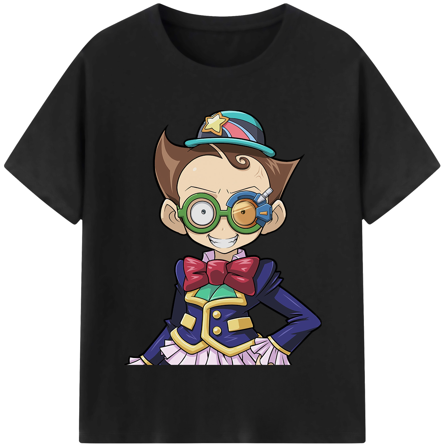 （画像用） 遊☆戯☆王 Yu-Gi-Oh! レディースカジュアルプリントTシャツ（綿100％）