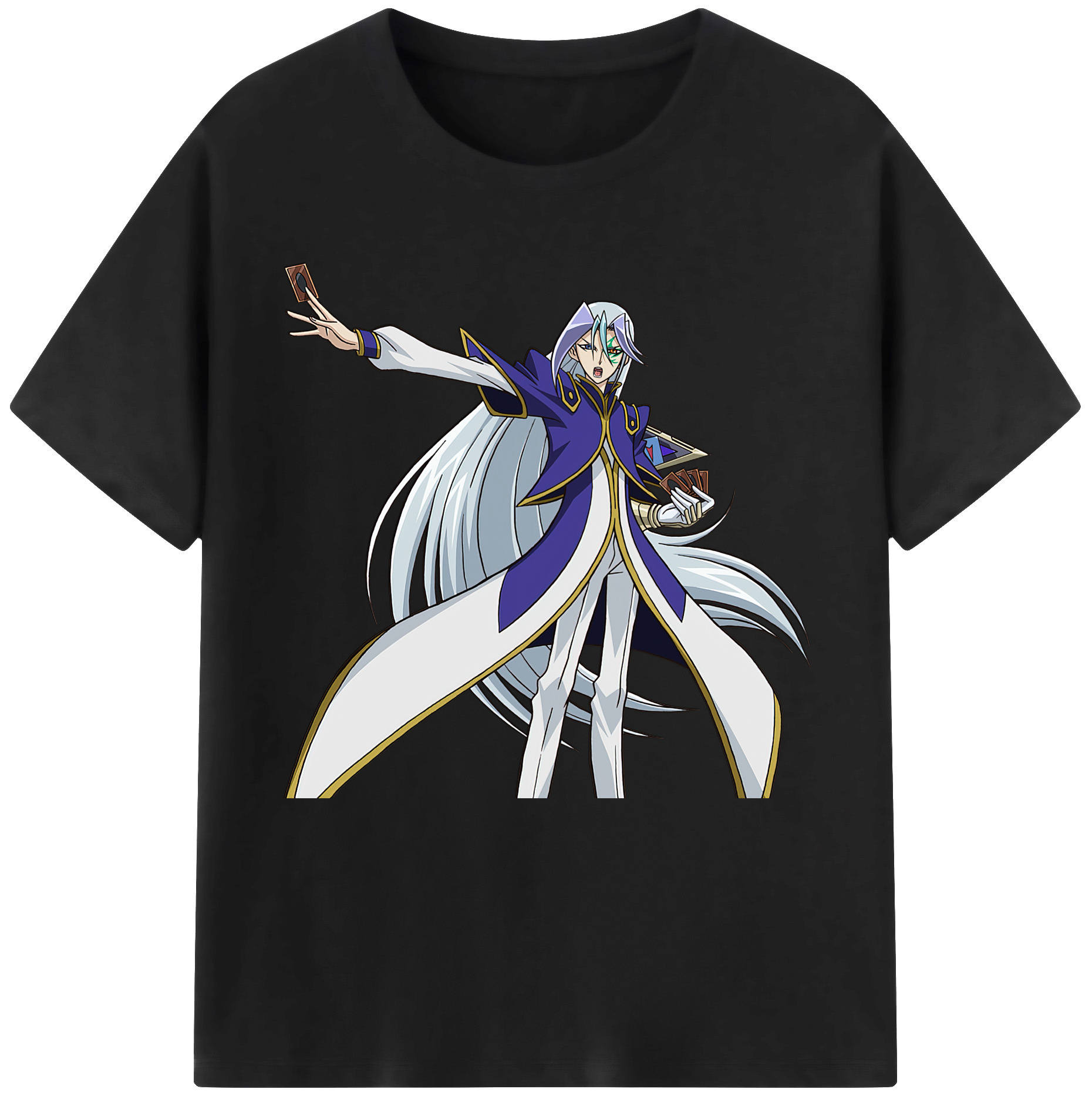 （画像用） 遊☆戯☆王 Yu-Gi-Oh! レディースカジュアルプリントTシャツ（綿100％）