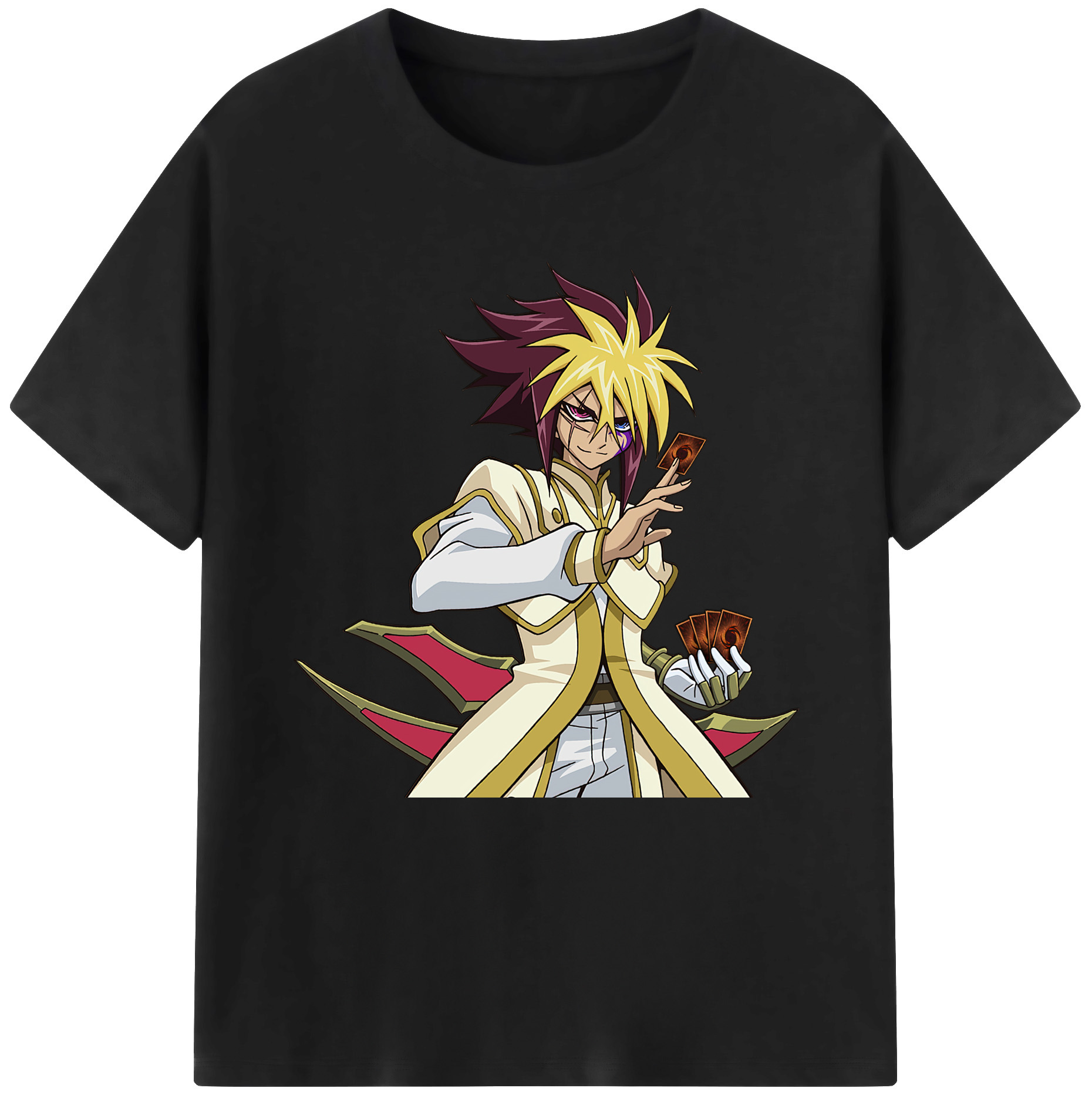 （画像用） 遊☆戯☆王 Yu-Gi-Oh! レディースカジュアルプリントTシャツ（綿100％）