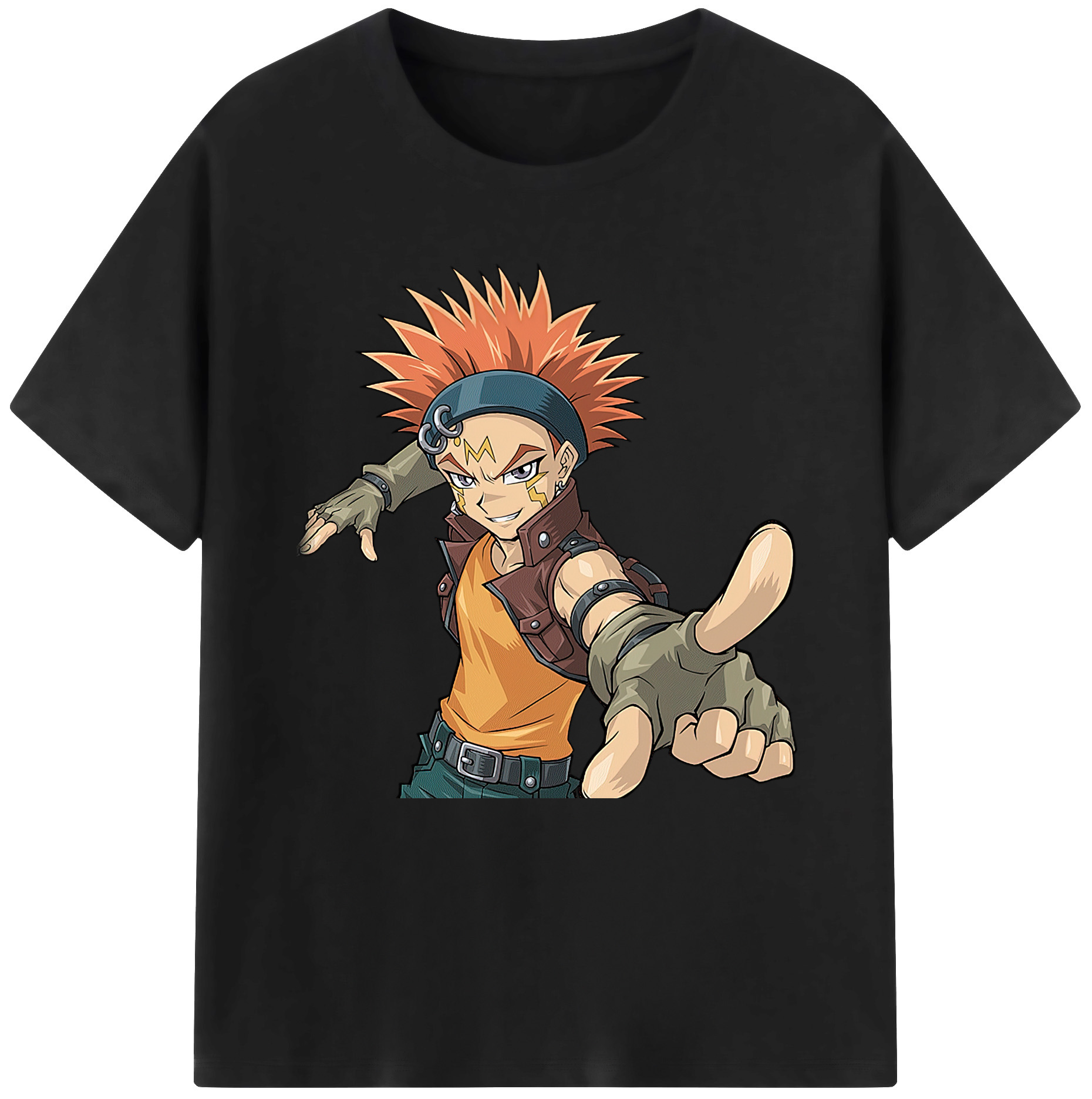 （画像用） 遊☆戯☆王 Yu-Gi-Oh! レディースカジュアルプリントTシャツ（綿100％）