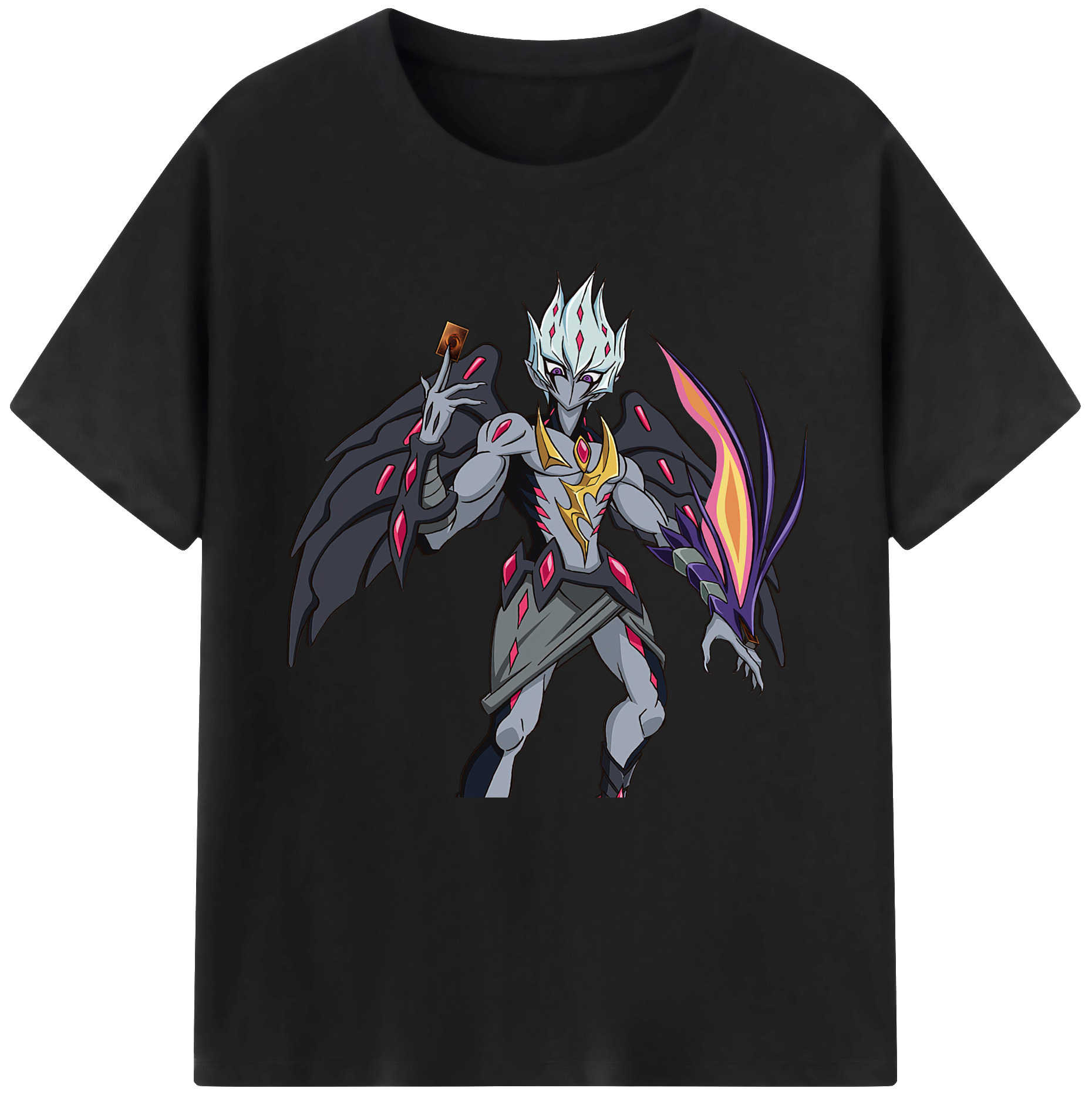 （画像用） 遊☆戯☆王 Yu-Gi-Oh! レディースカジュアルプリントTシャツ（綿100％）
