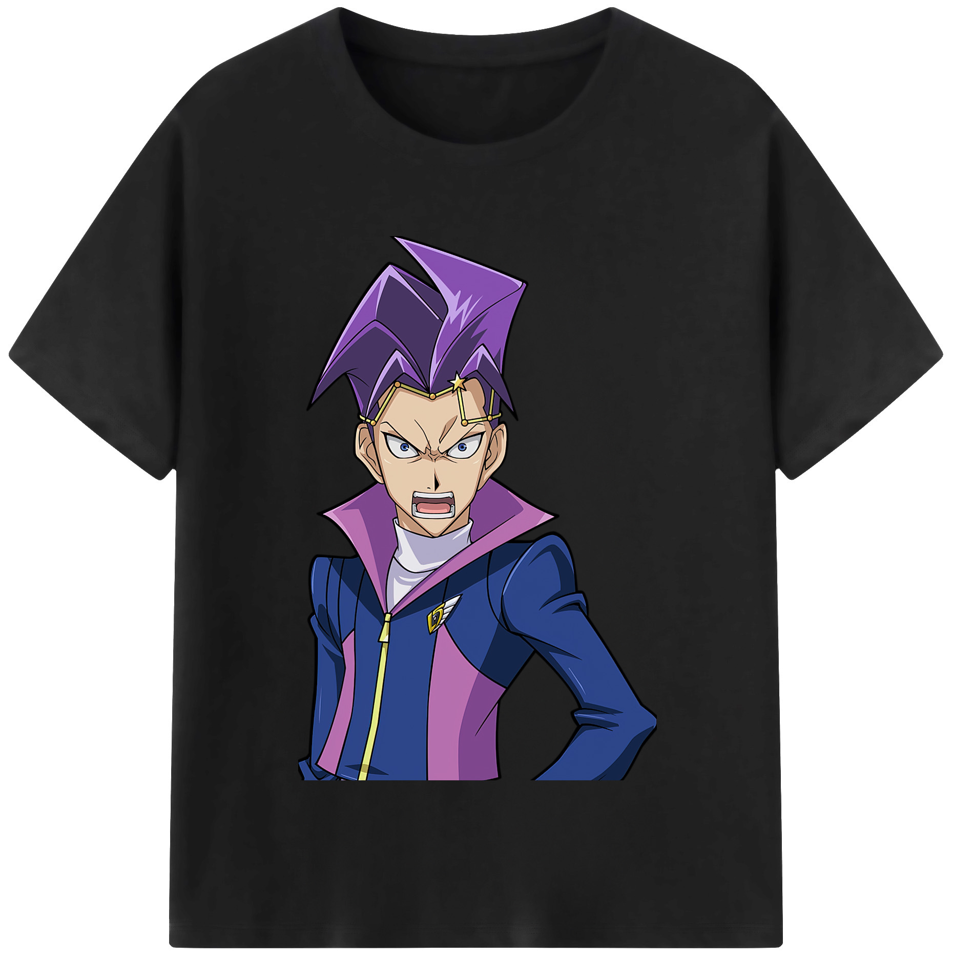 （画像用） 遊☆戯☆王 Yu-Gi-Oh! レディースカジュアルプリントTシャツ（綿100％）