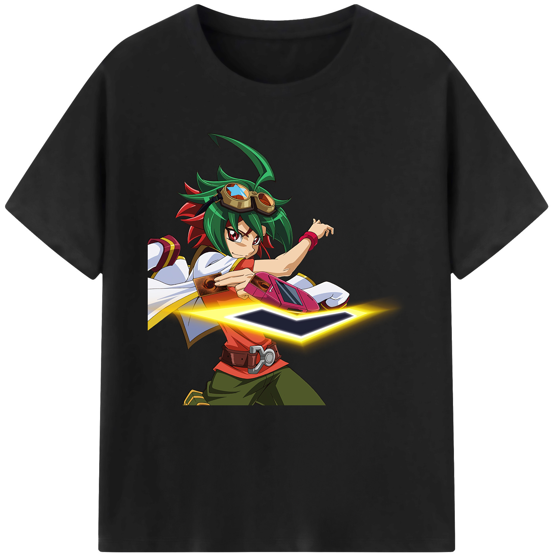 （画像用） 遊☆戯☆王 Yu-Gi-Oh! レディースカジュアルプリントTシャツ（綿100％）