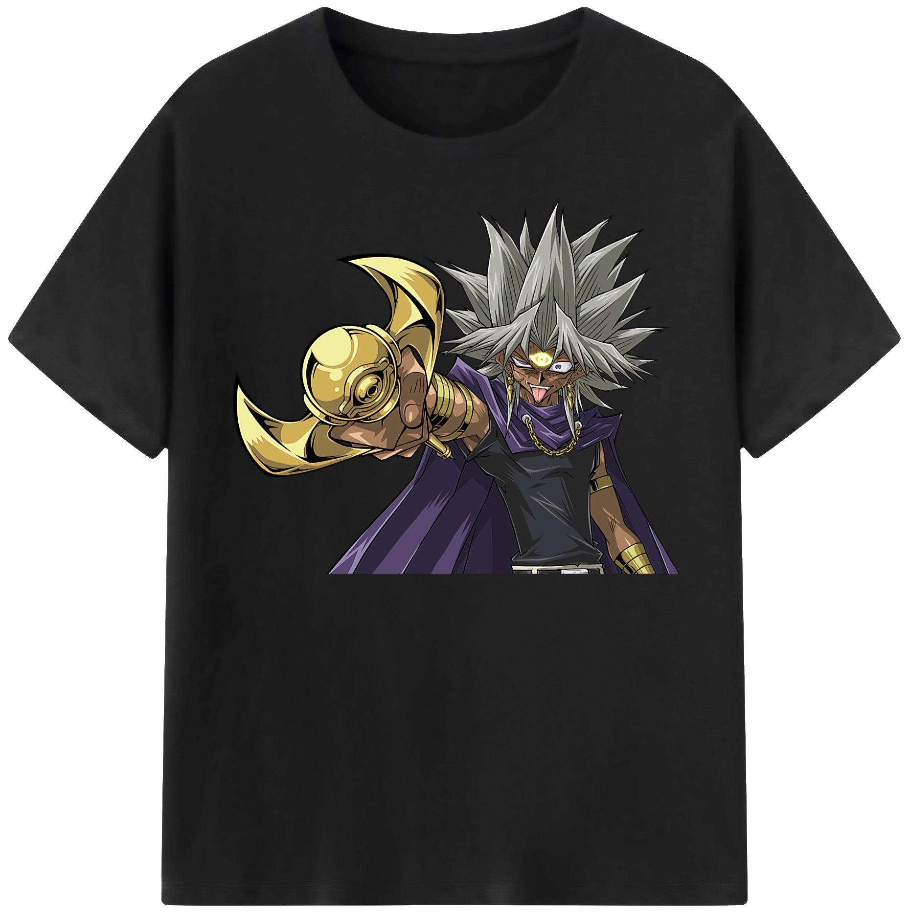 （画像用） 遊☆戯☆王 Yu-Gi-Oh! レディースカジュアルプリントTシャツ（綿100％）