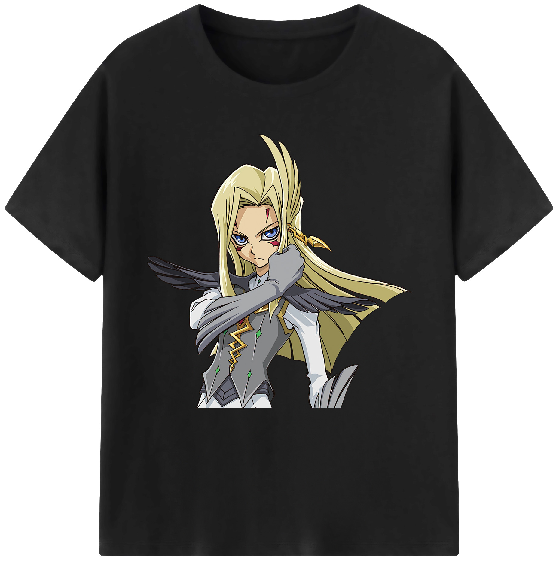 （画像用） 遊☆戯☆王 Yu-Gi-Oh! レディースカジュアルプリントTシャツ（綿100％）