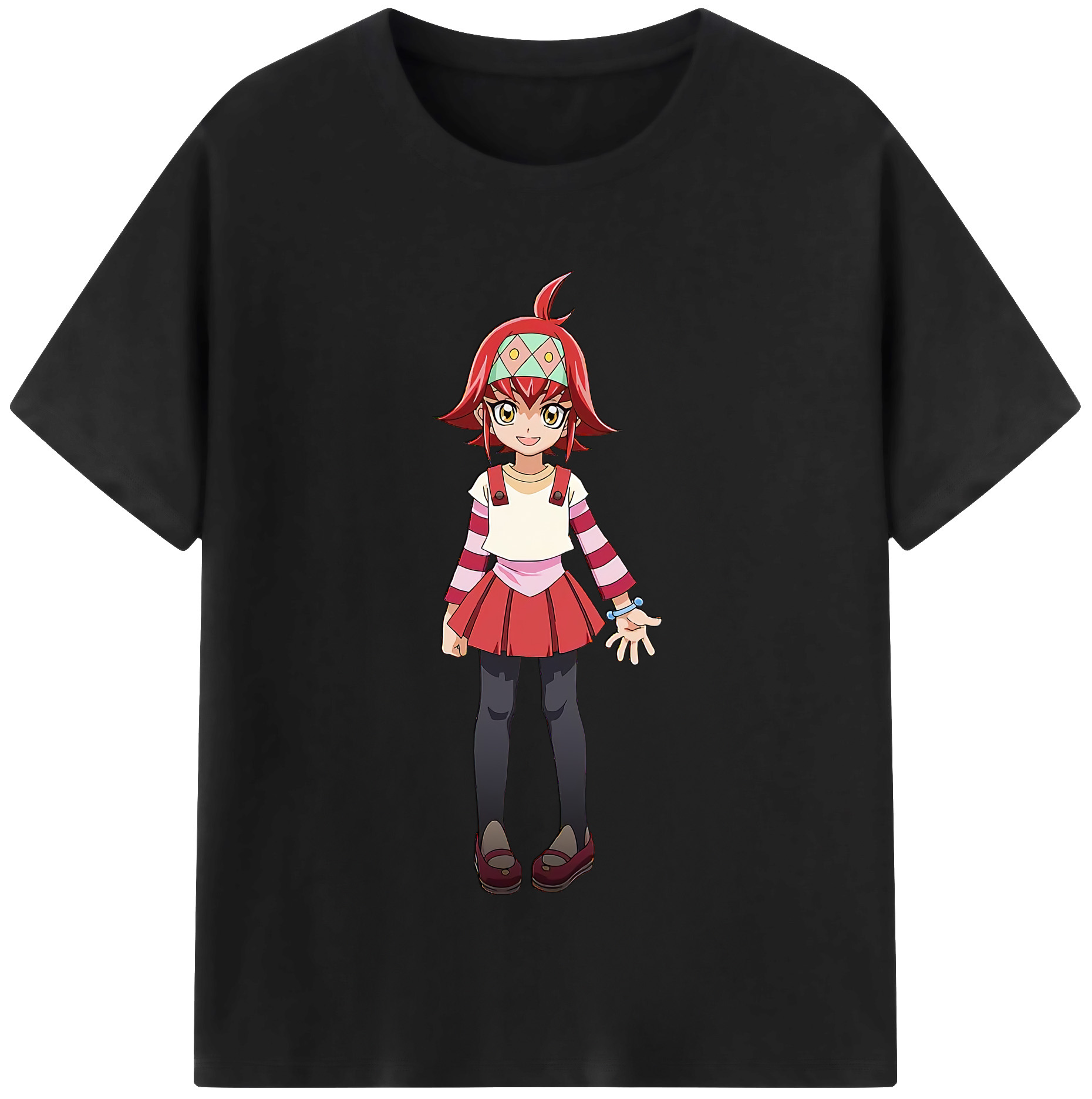 （画像用） 遊☆戯☆王 Yu-Gi-Oh! レディースカジュアルプリントTシャツ（綿100％）