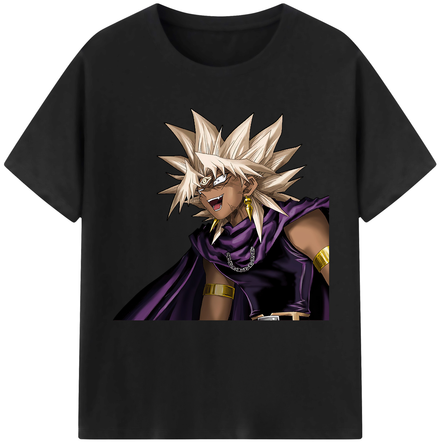 （画像用） 遊☆戯☆王 Yu-Gi-Oh! レディースカジュアルプリントTシャツ（綿100％）
