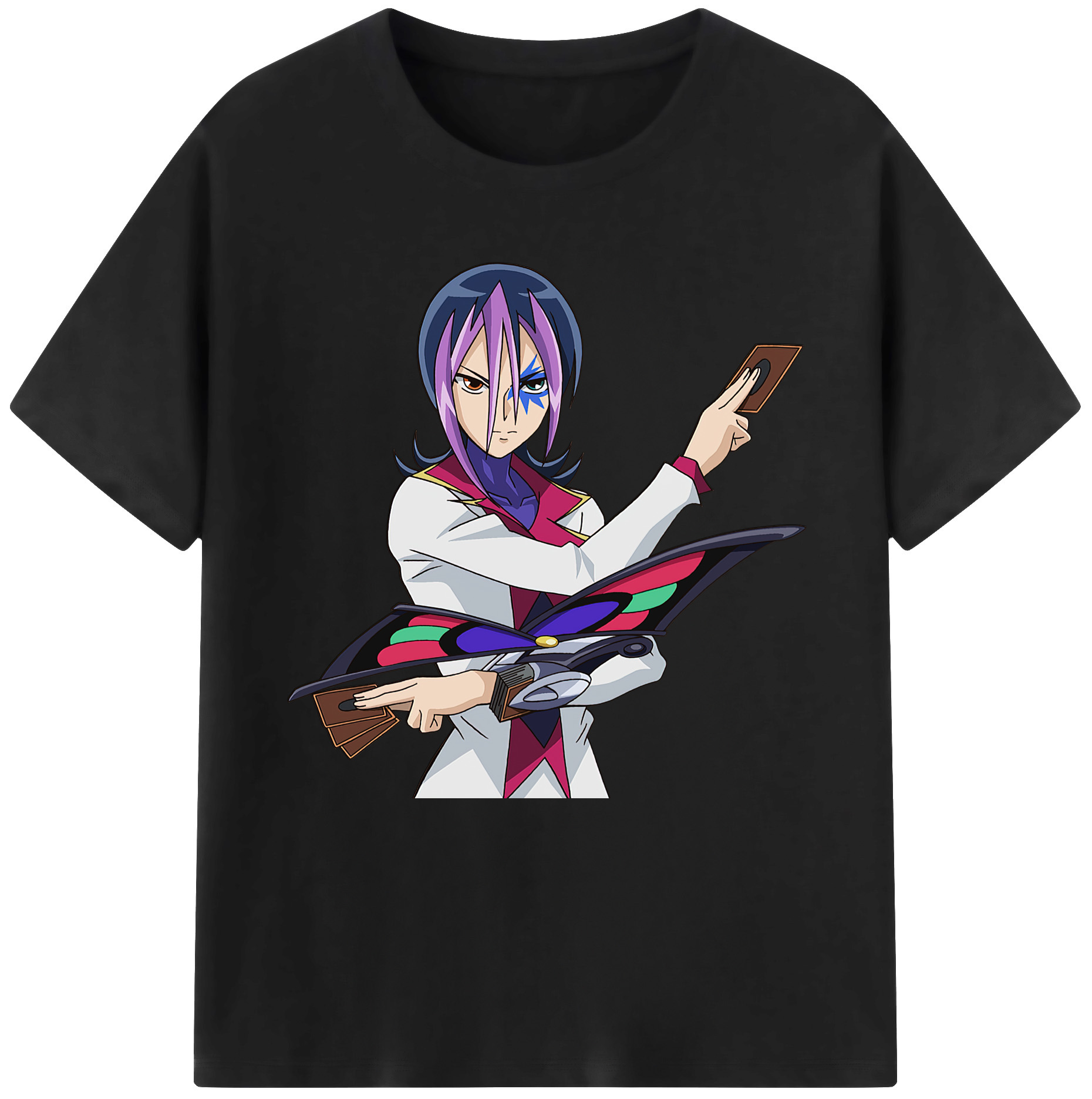 （画像用） 遊☆戯☆王 Yu-Gi-Oh! レディースカジュアルプリントTシャツ（綿100％）