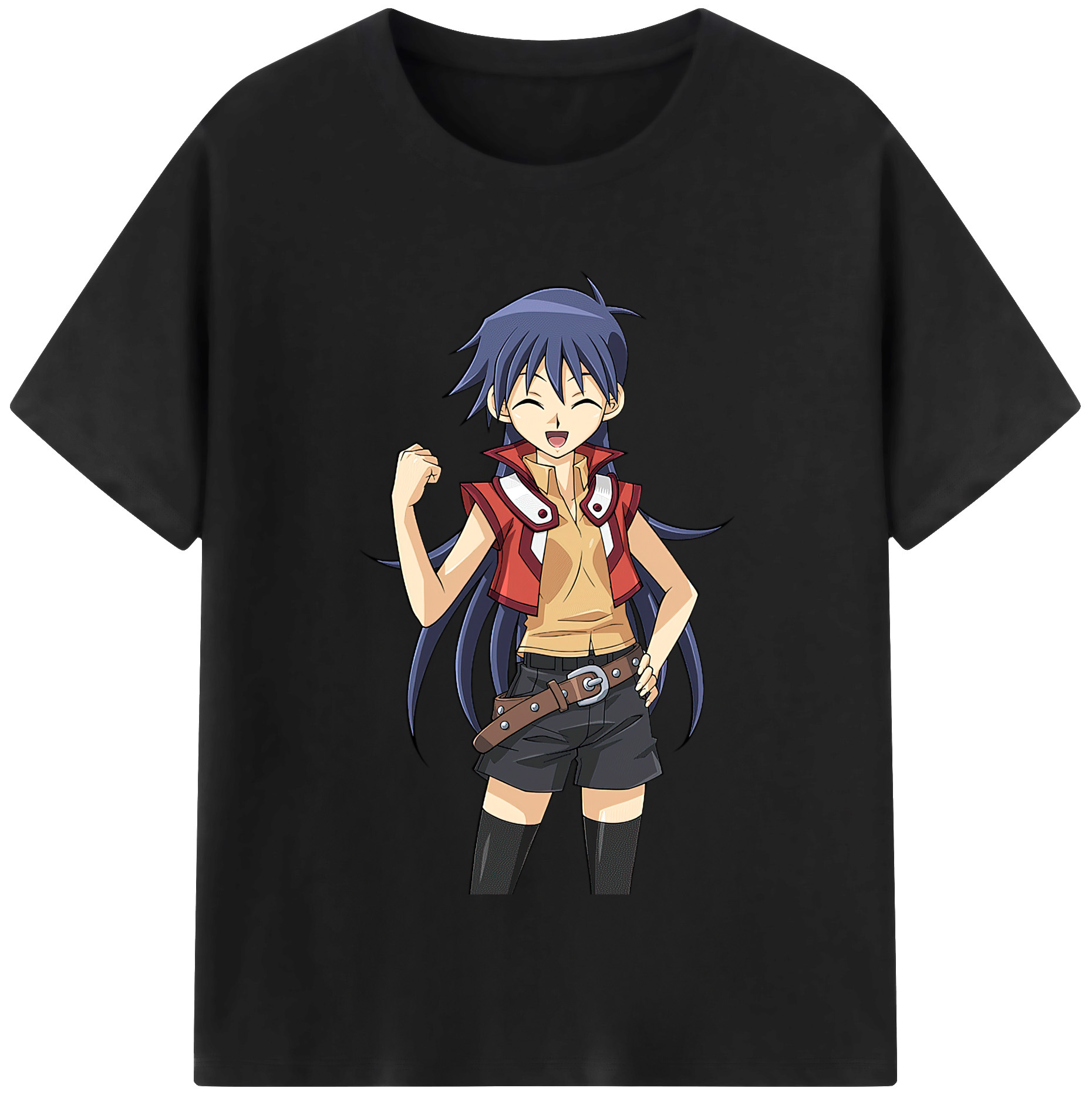 （画像用） 遊☆戯☆王 Yu-Gi-Oh! レディースカジュアルプリントTシャツ（綿100％）