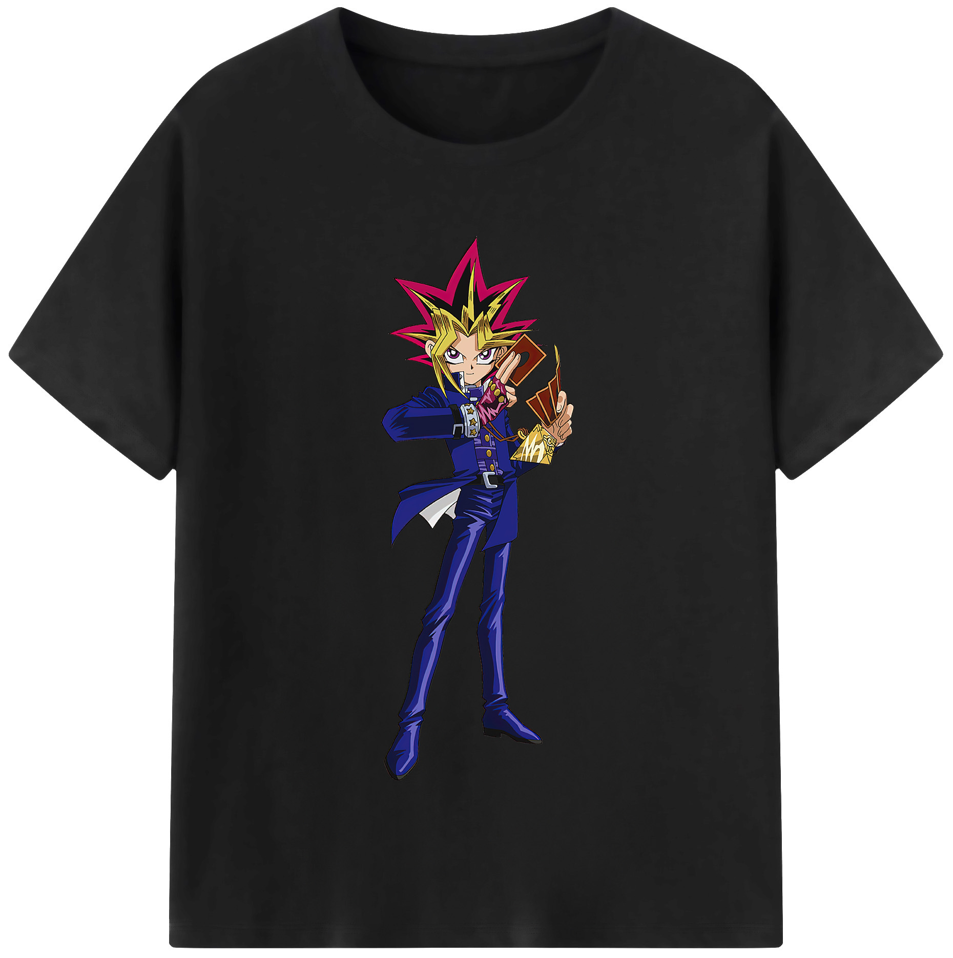（画像用） 遊☆戯☆王 Yu-Gi-Oh! レディースカジュアルプリントTシャツ（綿100％）
